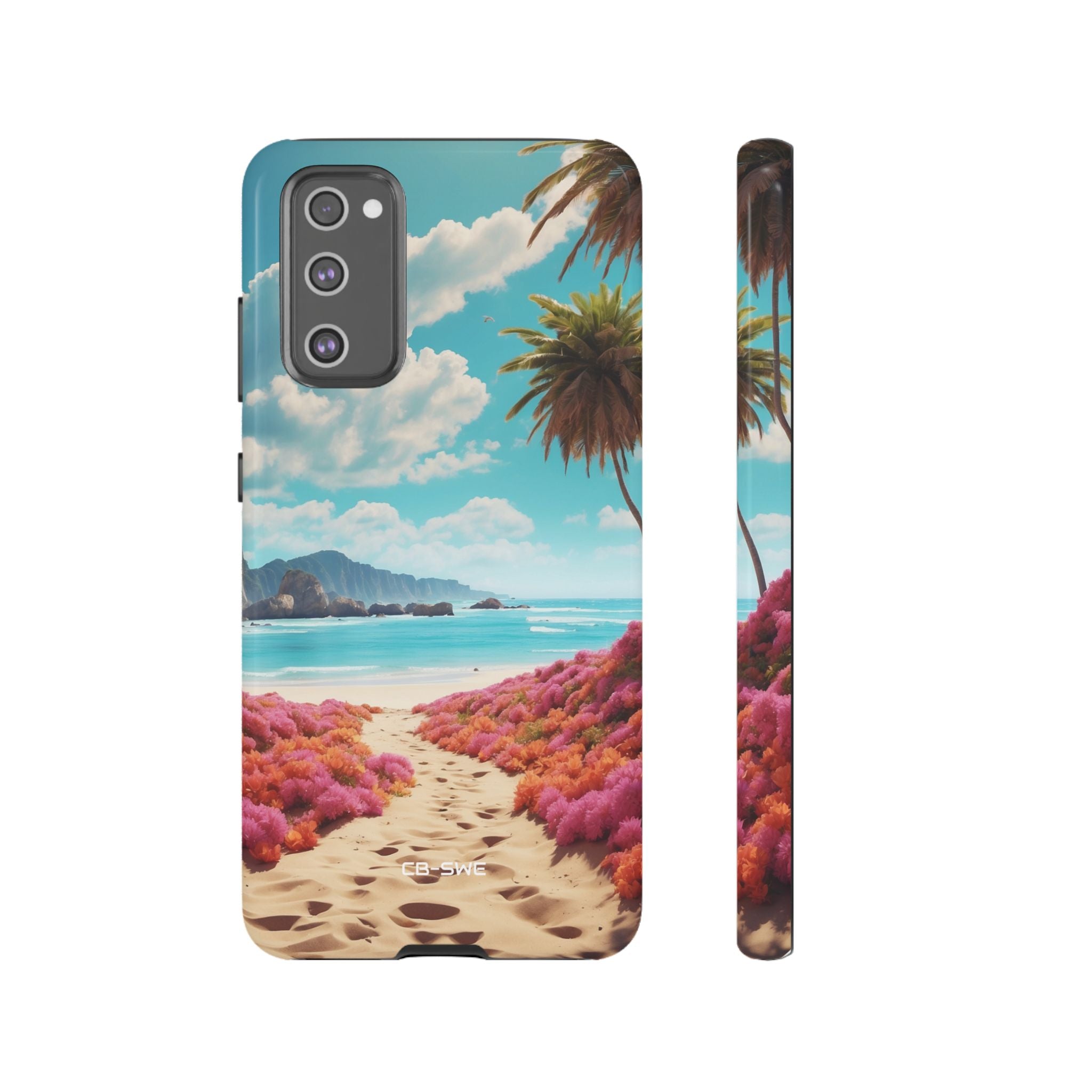 Tropical Flowers Frame - Samsung Case