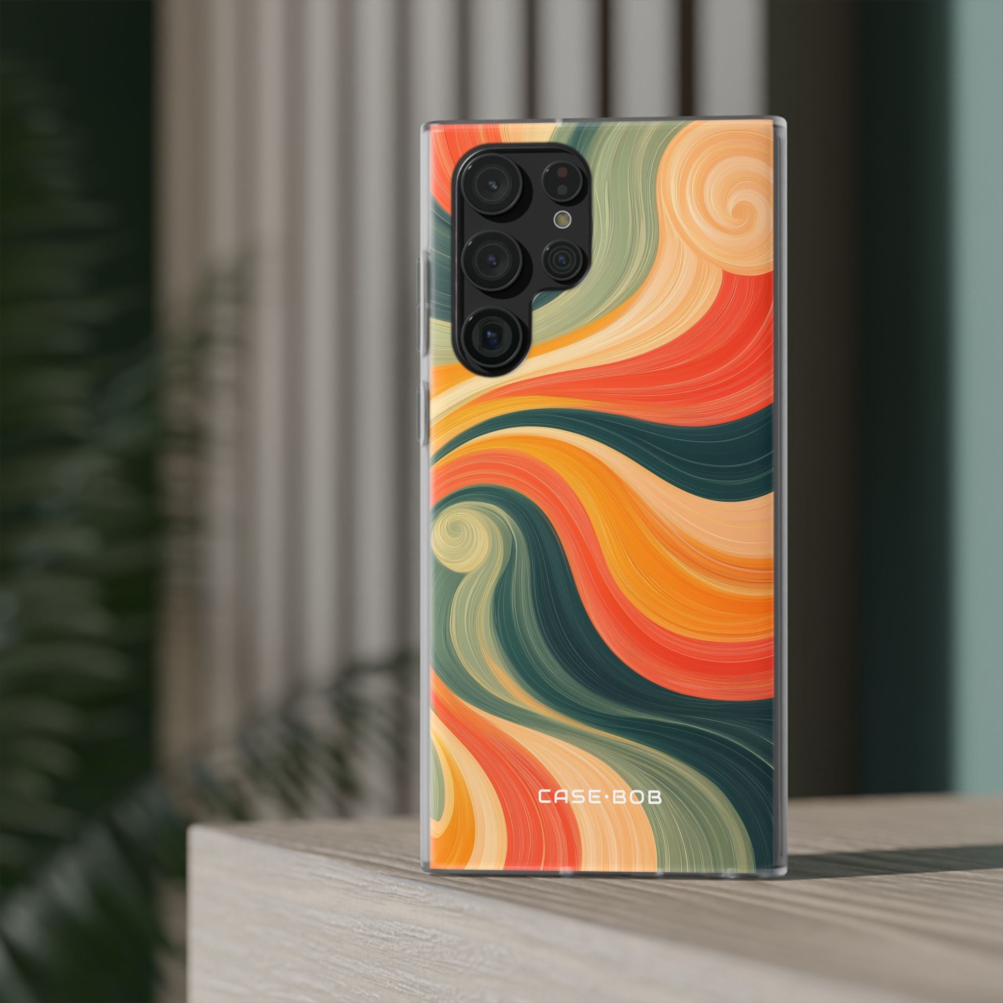 Swirling Ember Samsung S22 Ultra Case - Soft