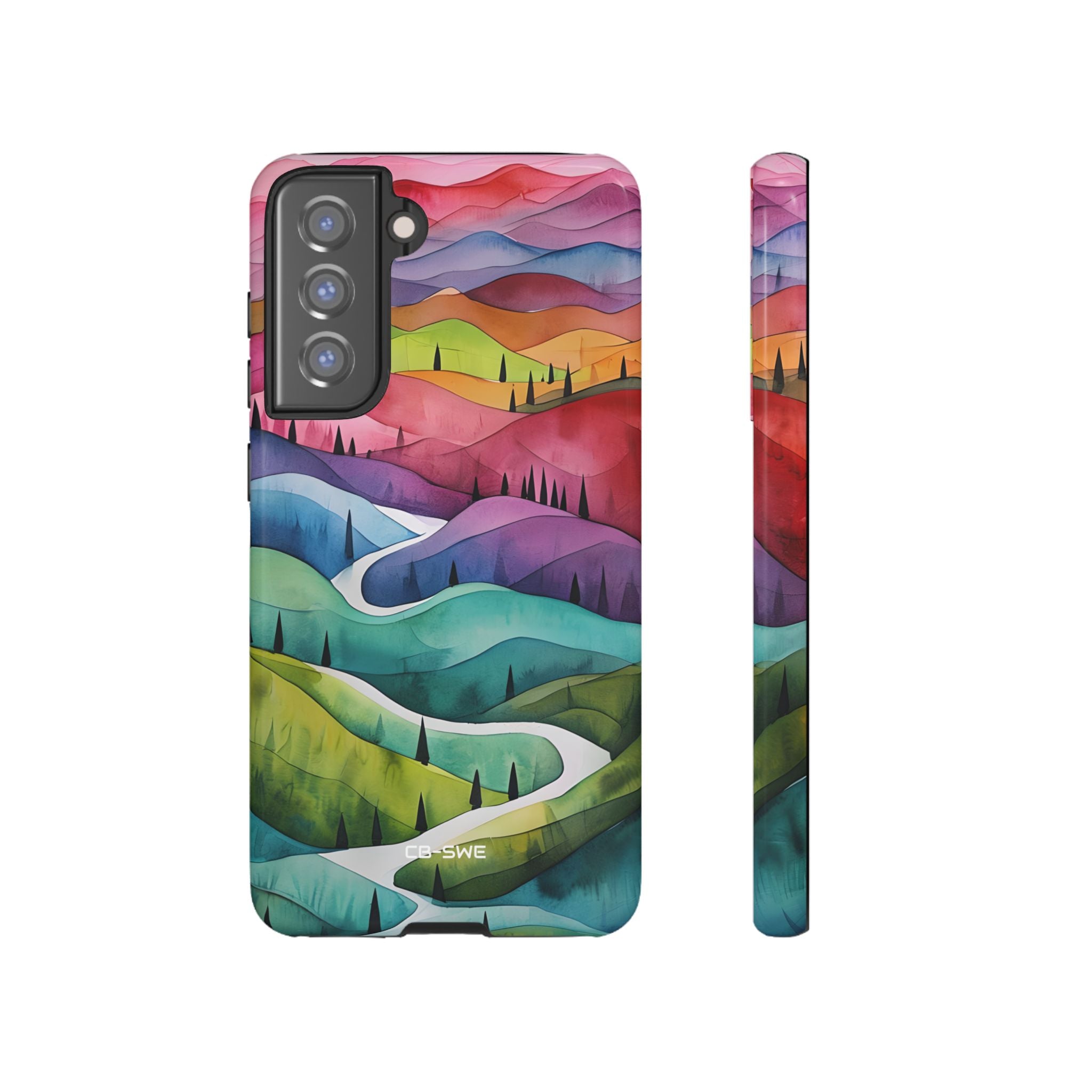 Whimsical Colorful Valleys - Samsung Case