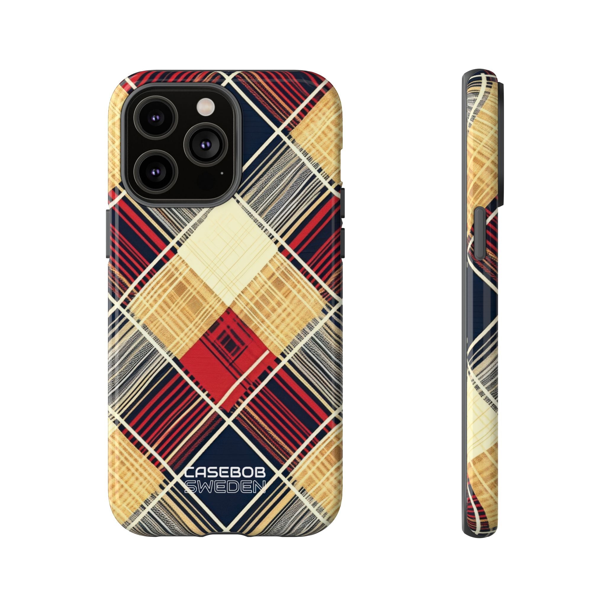 Arazzo a rombi scozzese iPhone 14 - Tough