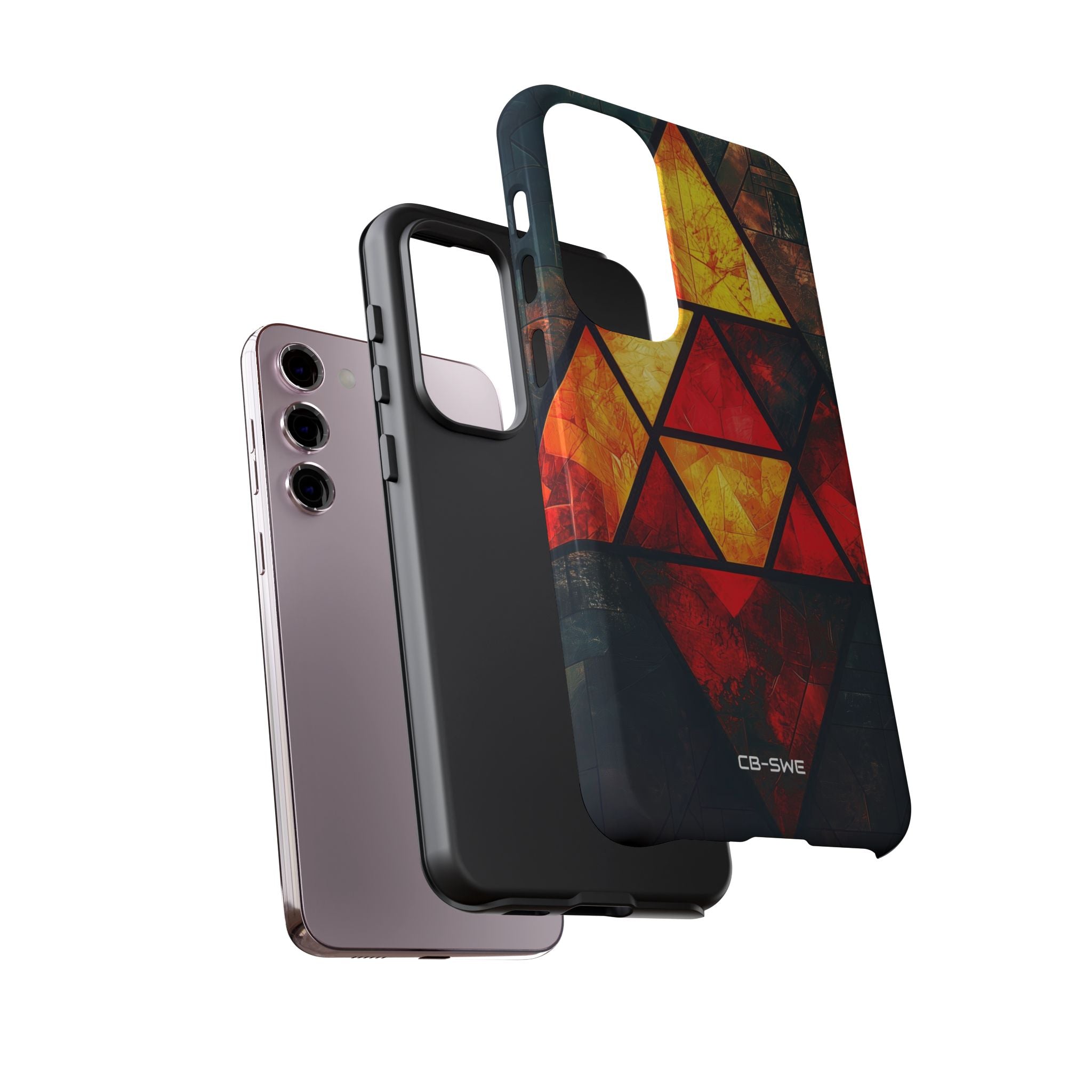 Triangles Illuminate Warmth - Samsung Case