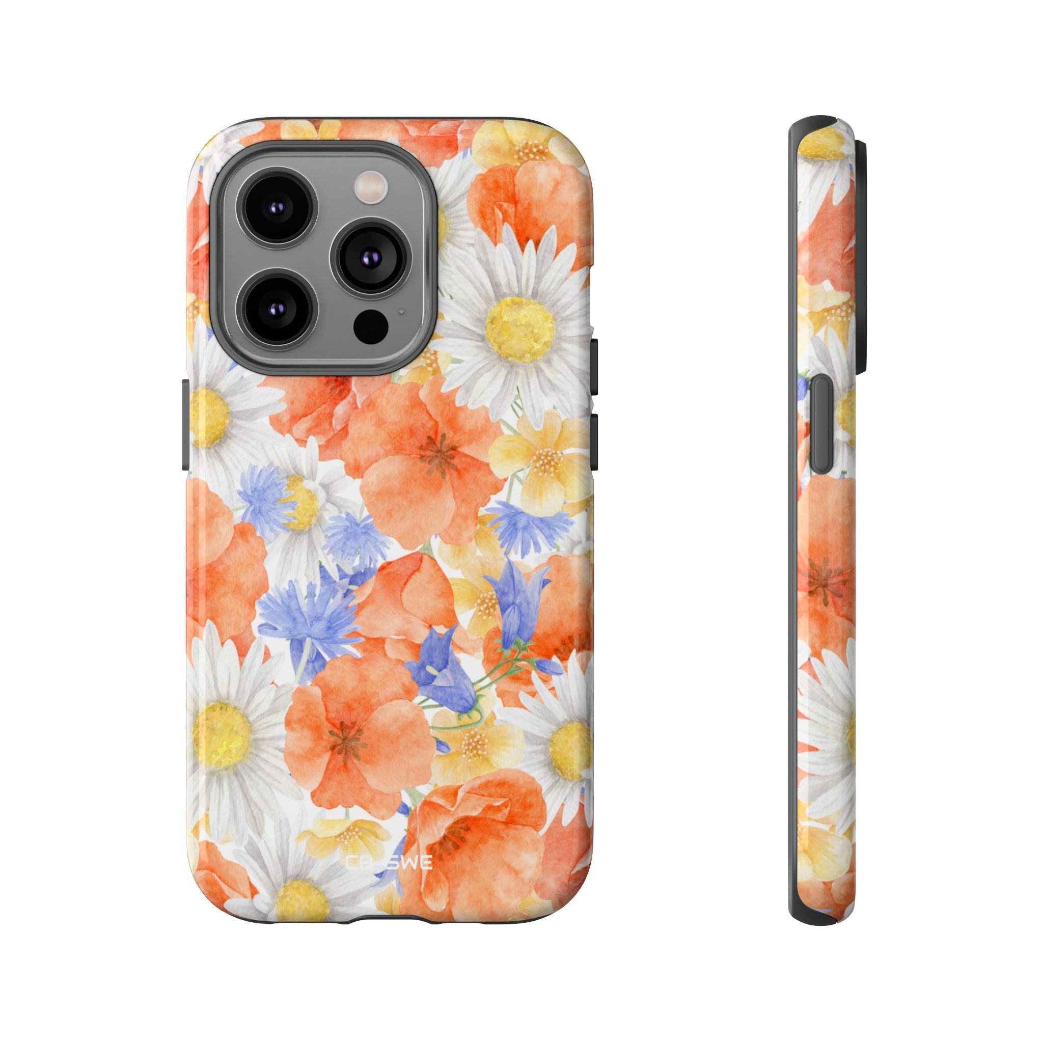 Watercolor Floral Harmony - iPhone Case