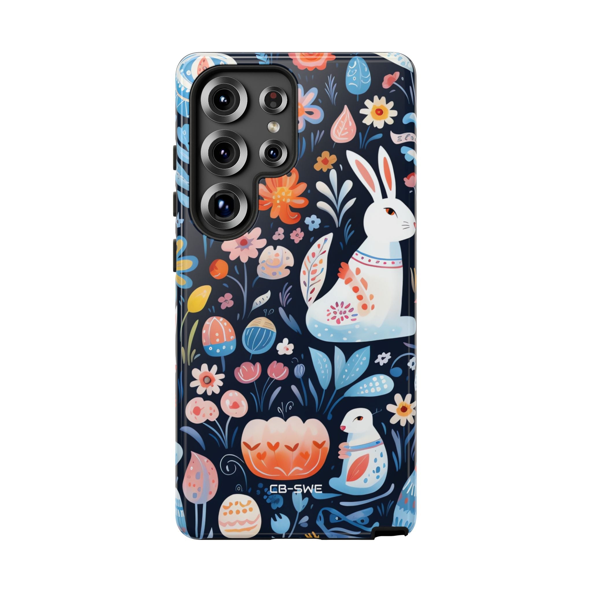 Bunnies Play Among Flowers - Samsung Case