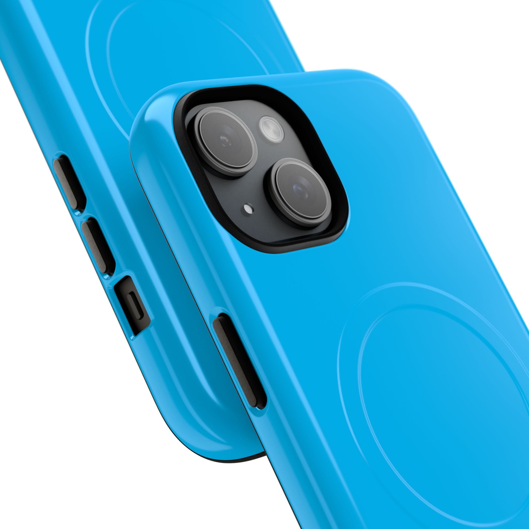Deep Sky Blue iPhone 15 - Tough+