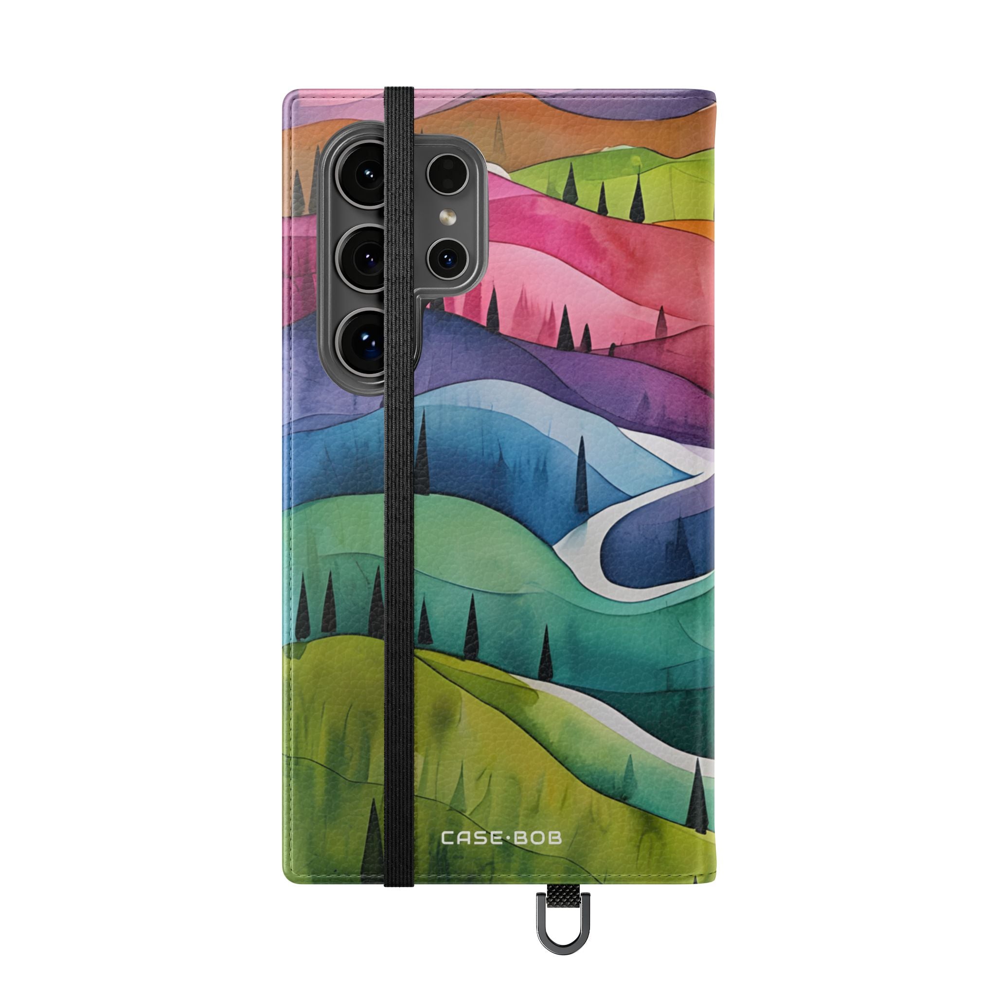 Valkoinen polku - Samsung S24 Ultra -lompakkokotelo