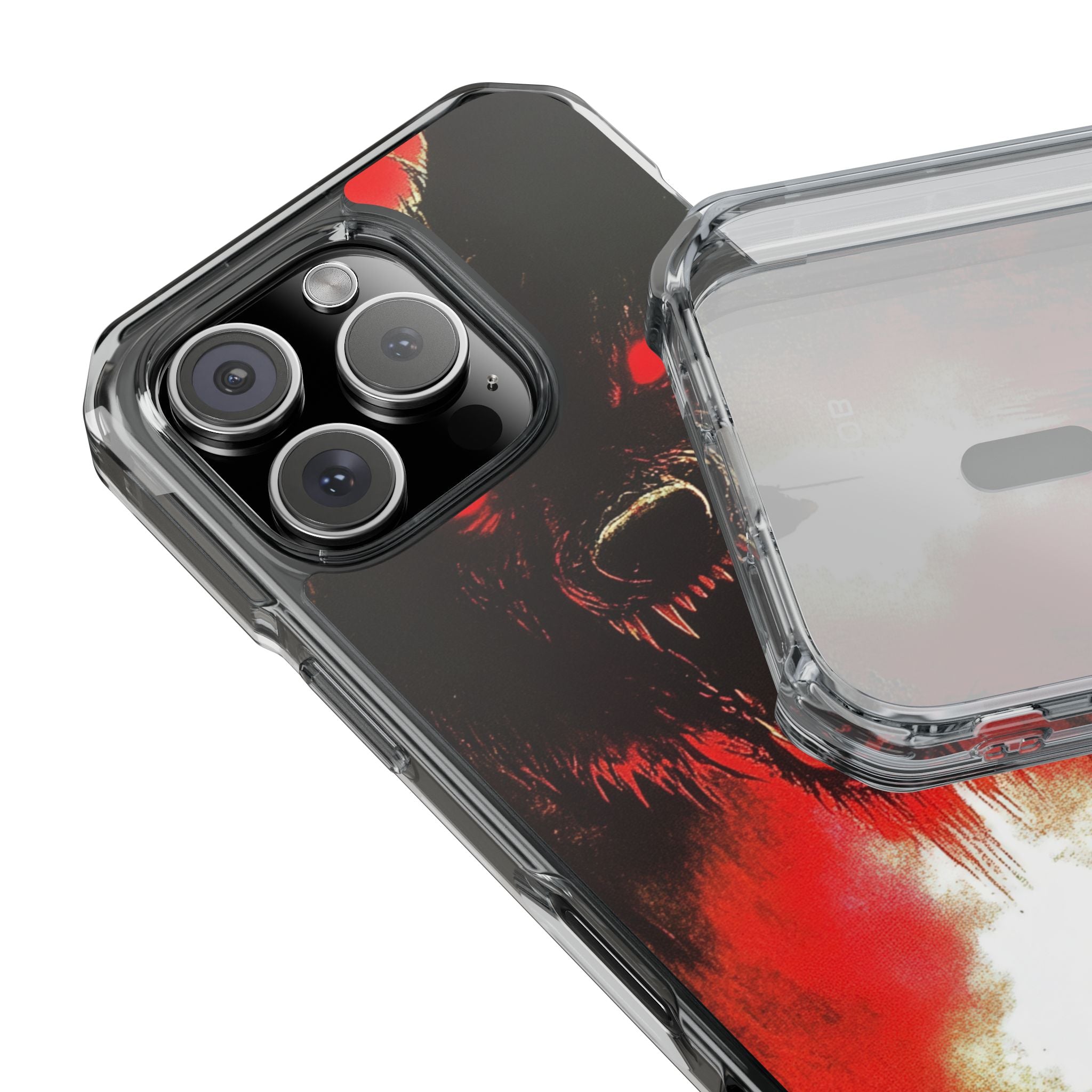 Crimson Wolf iPhone 16 Pro Case - Impact