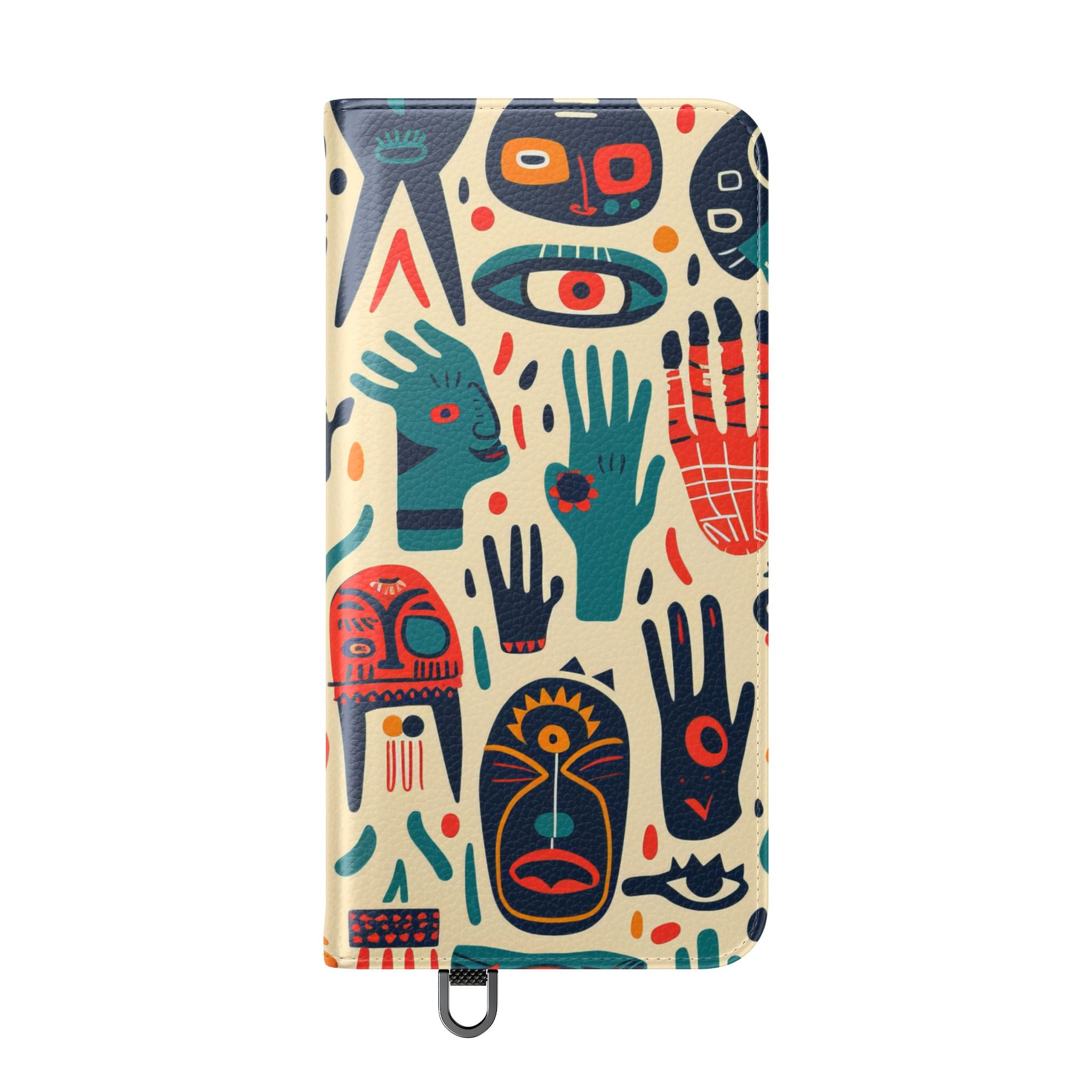 Tribal Faces - Samsung S25+ Case - Lompakko