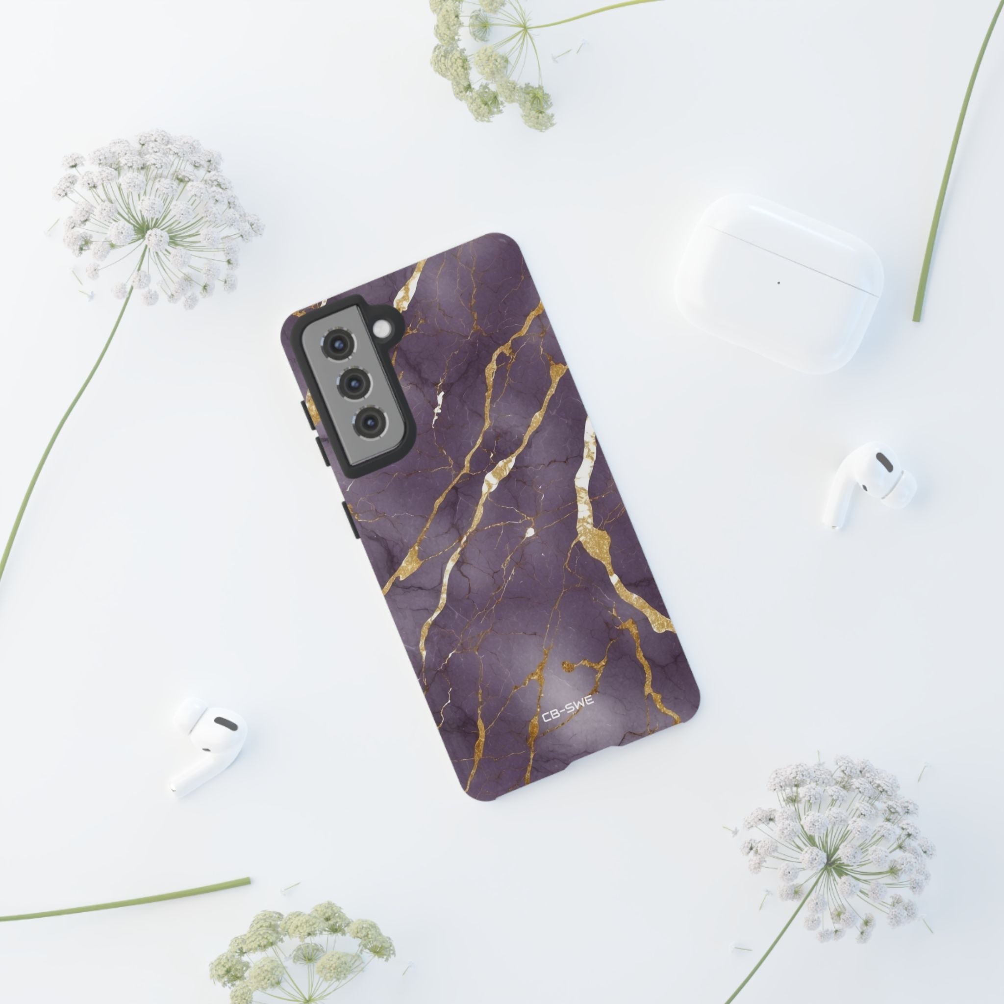 Golden Veins Flowing - Samsung Case