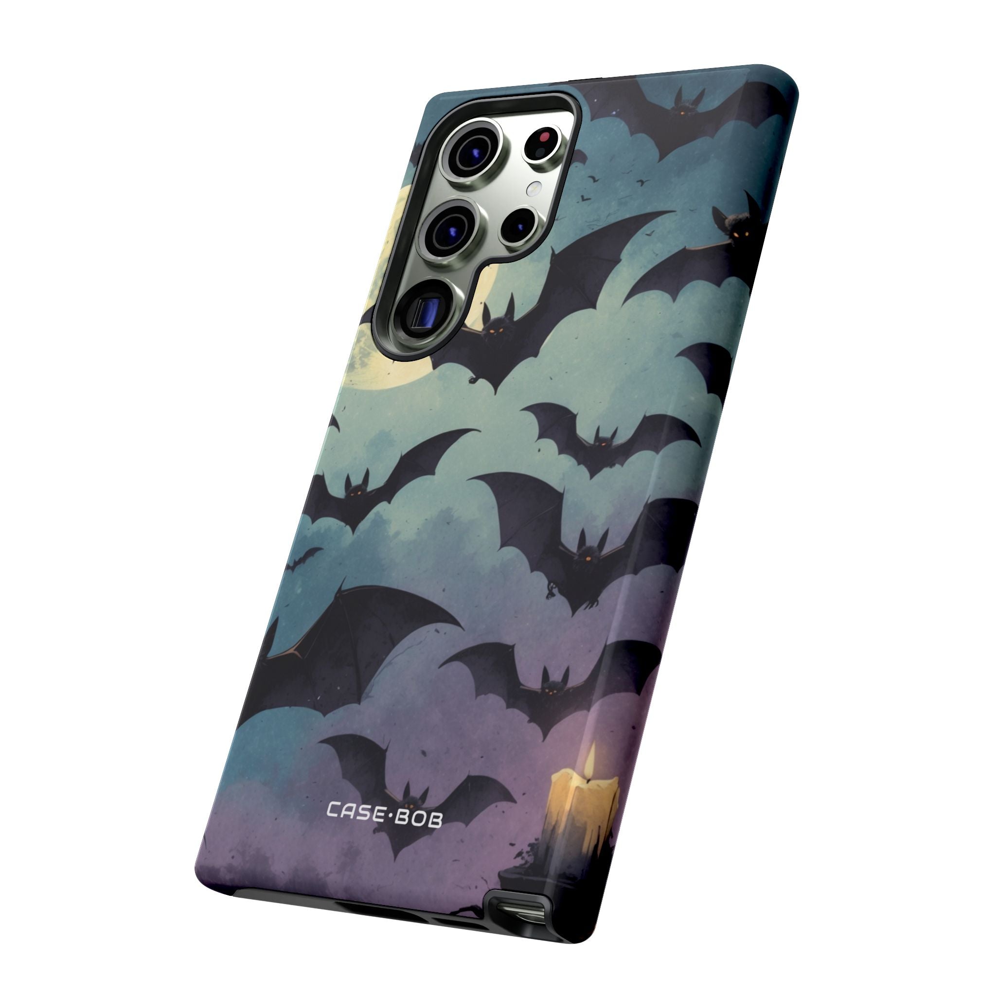 Glowing Bat Swarm Samsung S23 Ultra Case - Tough