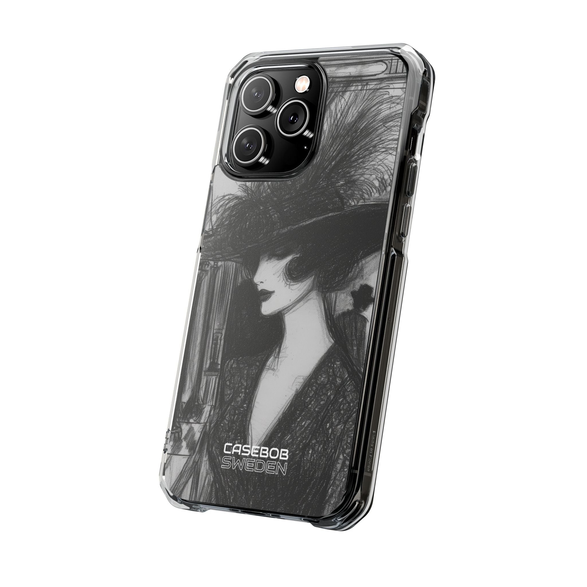 Vintage Feather Elegance iPhone 14 - Impact Clear+