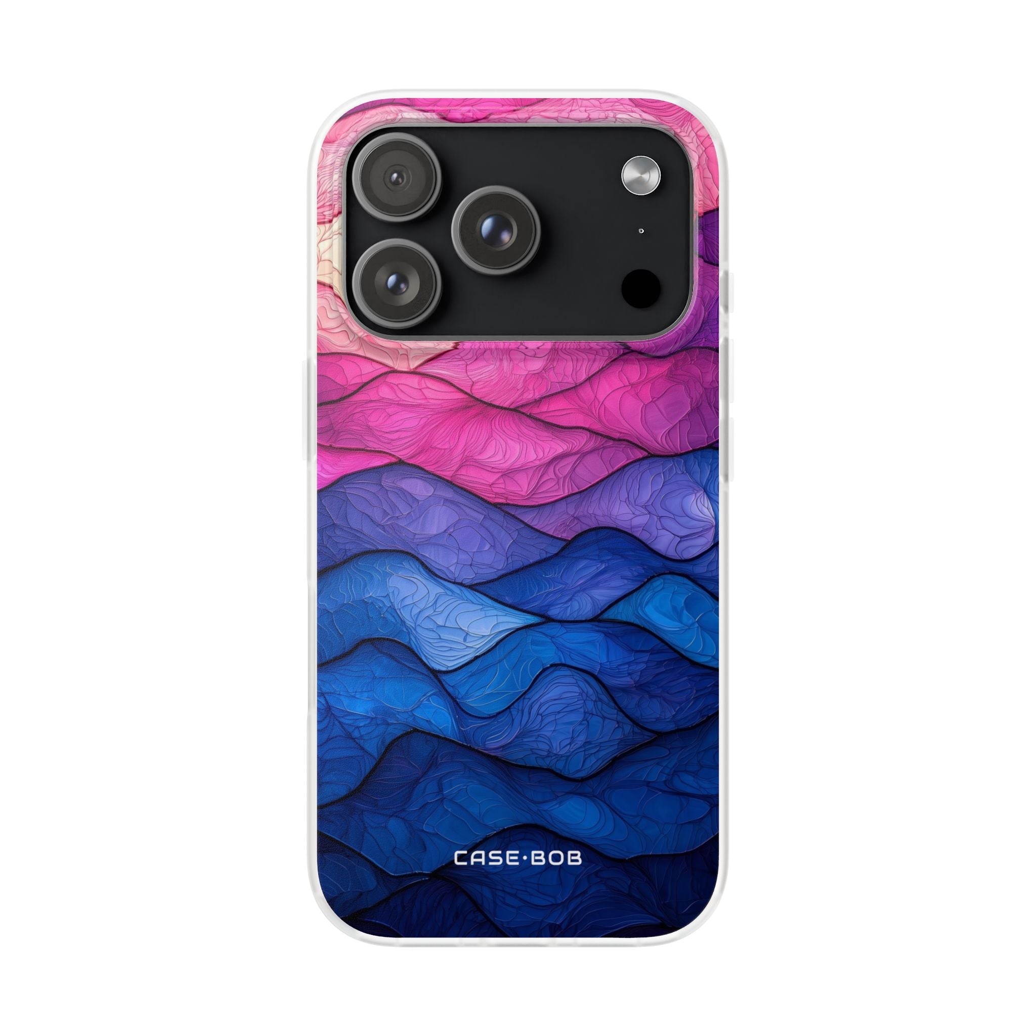 Wavy Vein Gradient iPhone 17 Pro Case - Soft