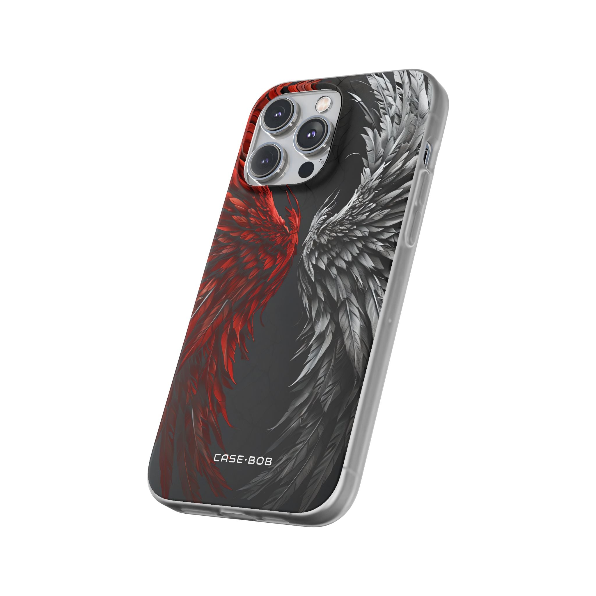 Crimson White Wings iPhone 14 Pro Max Case - Soft