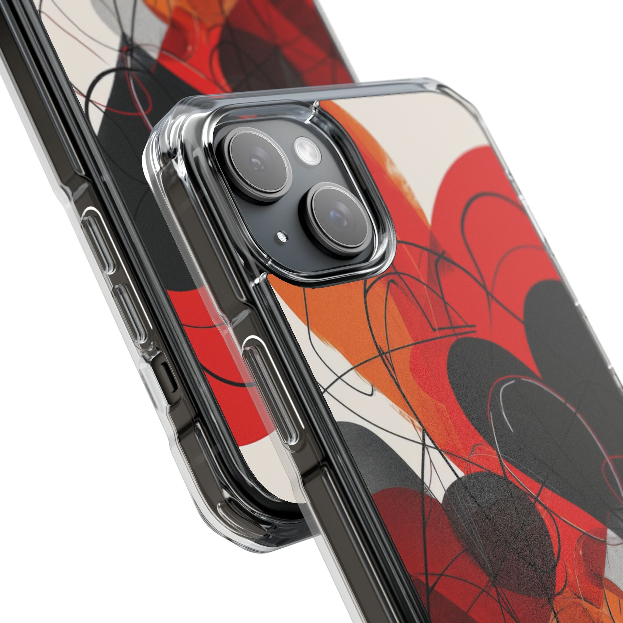 Crimson Motion Flow iPhone 15 - Impact Clear+