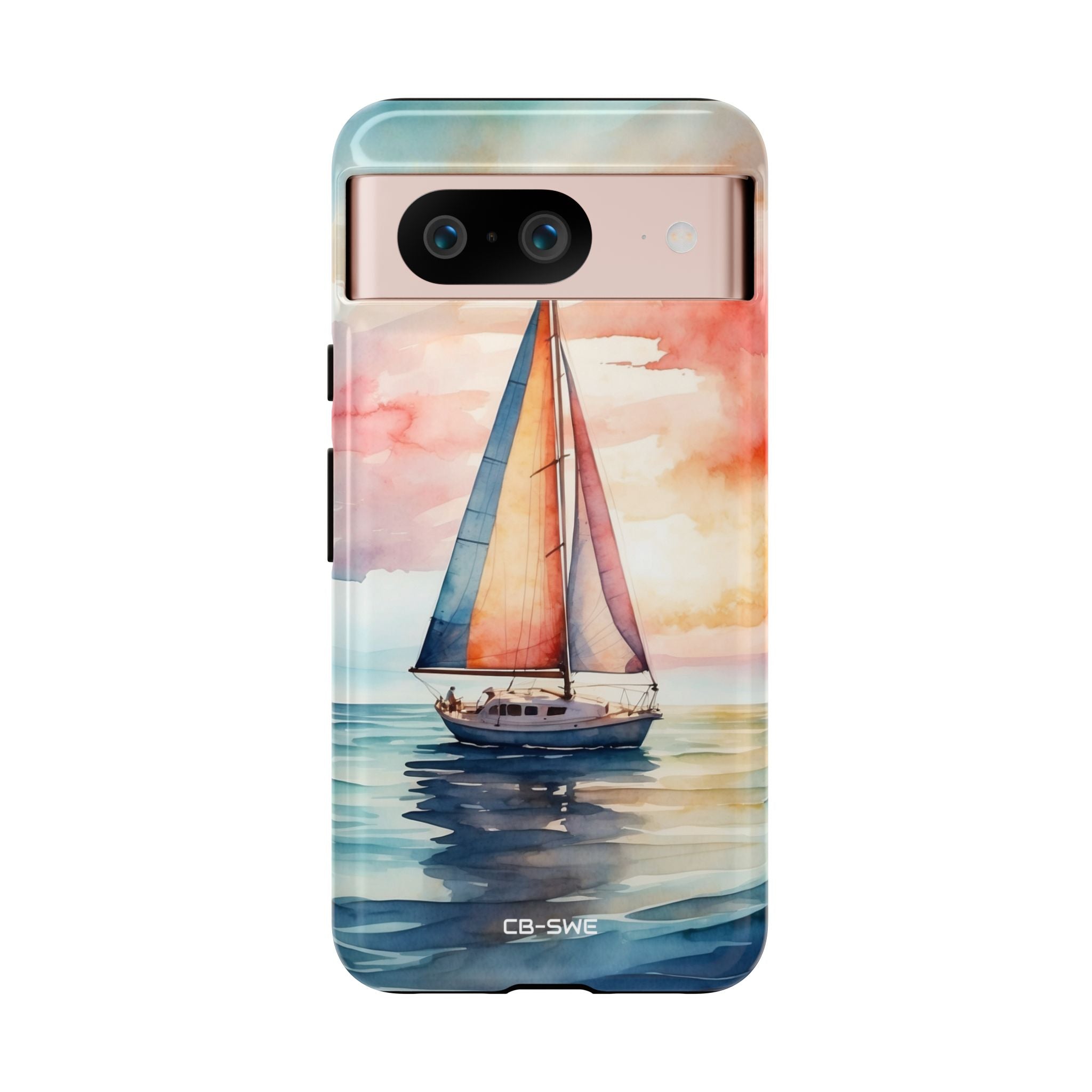 Sailboat Glides Calm - Google Pixel Case