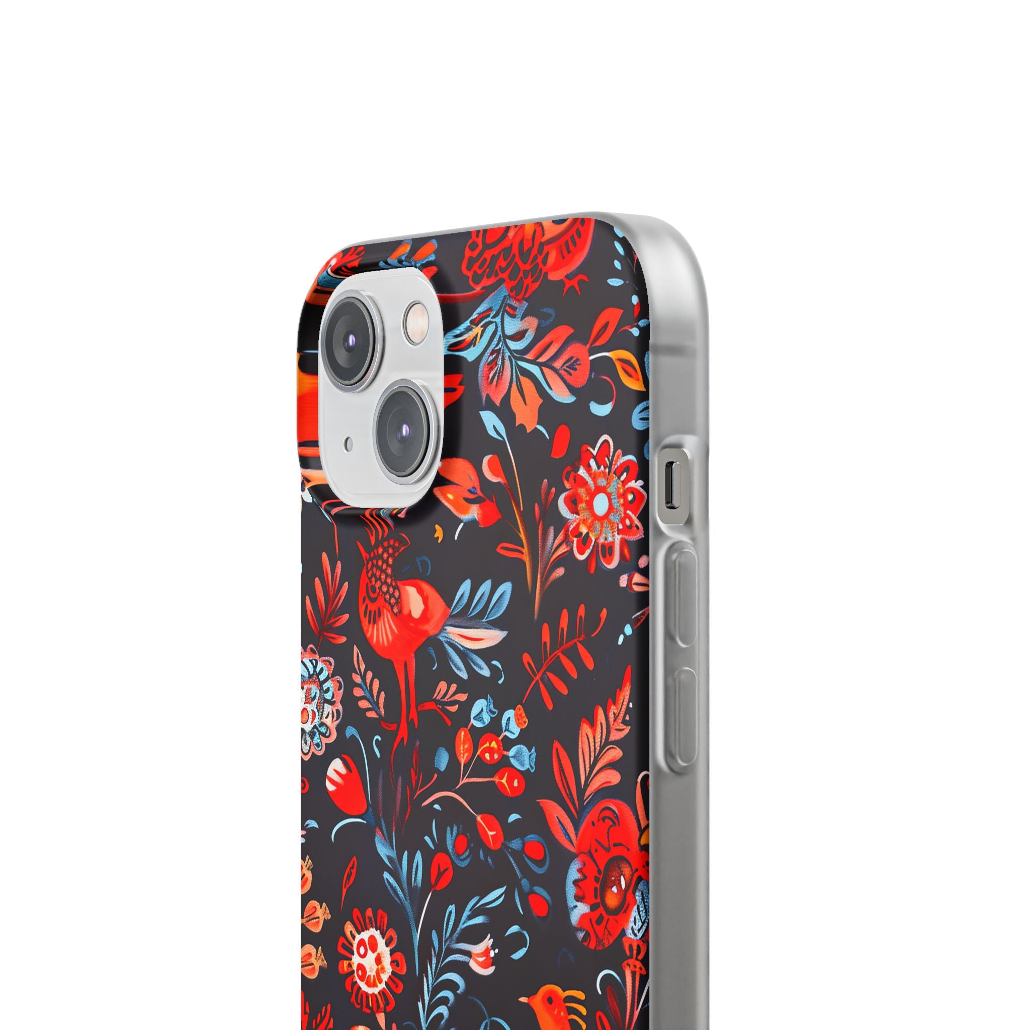 Vivid Birdscape iPhone 14 Case - Soft