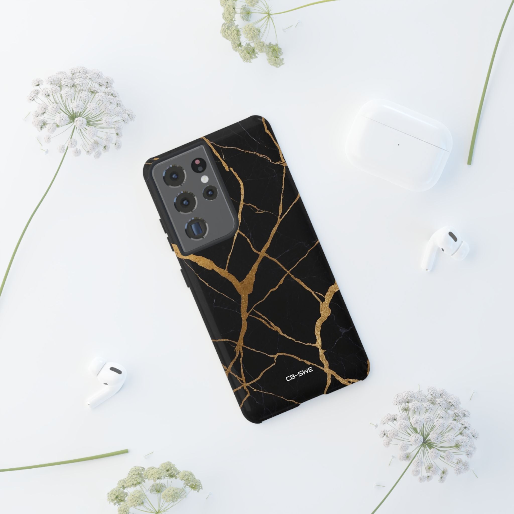 Golden Veins Twist - Samsung Case