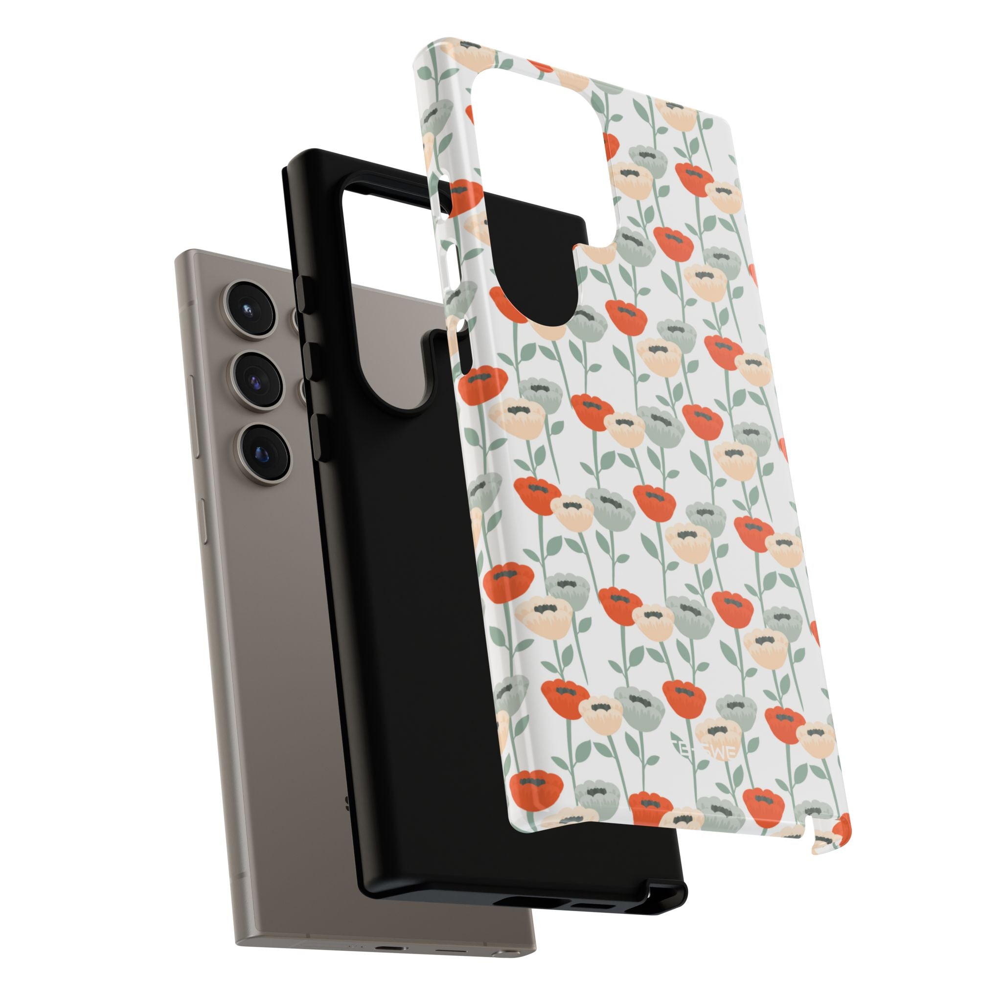 Minimalist Floral Elegance - Samsung Case