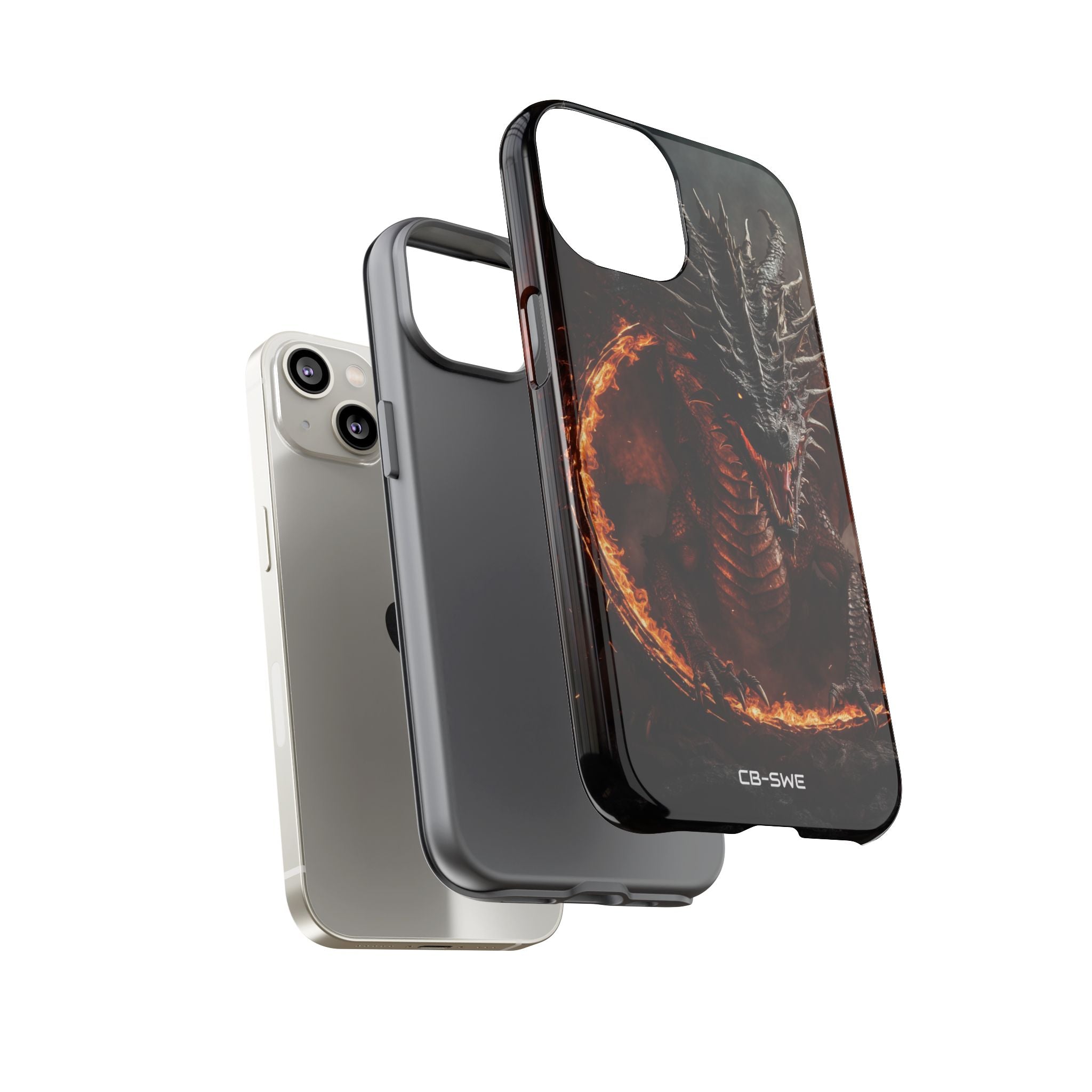 Fiery Dragon Roars - iPhone Case