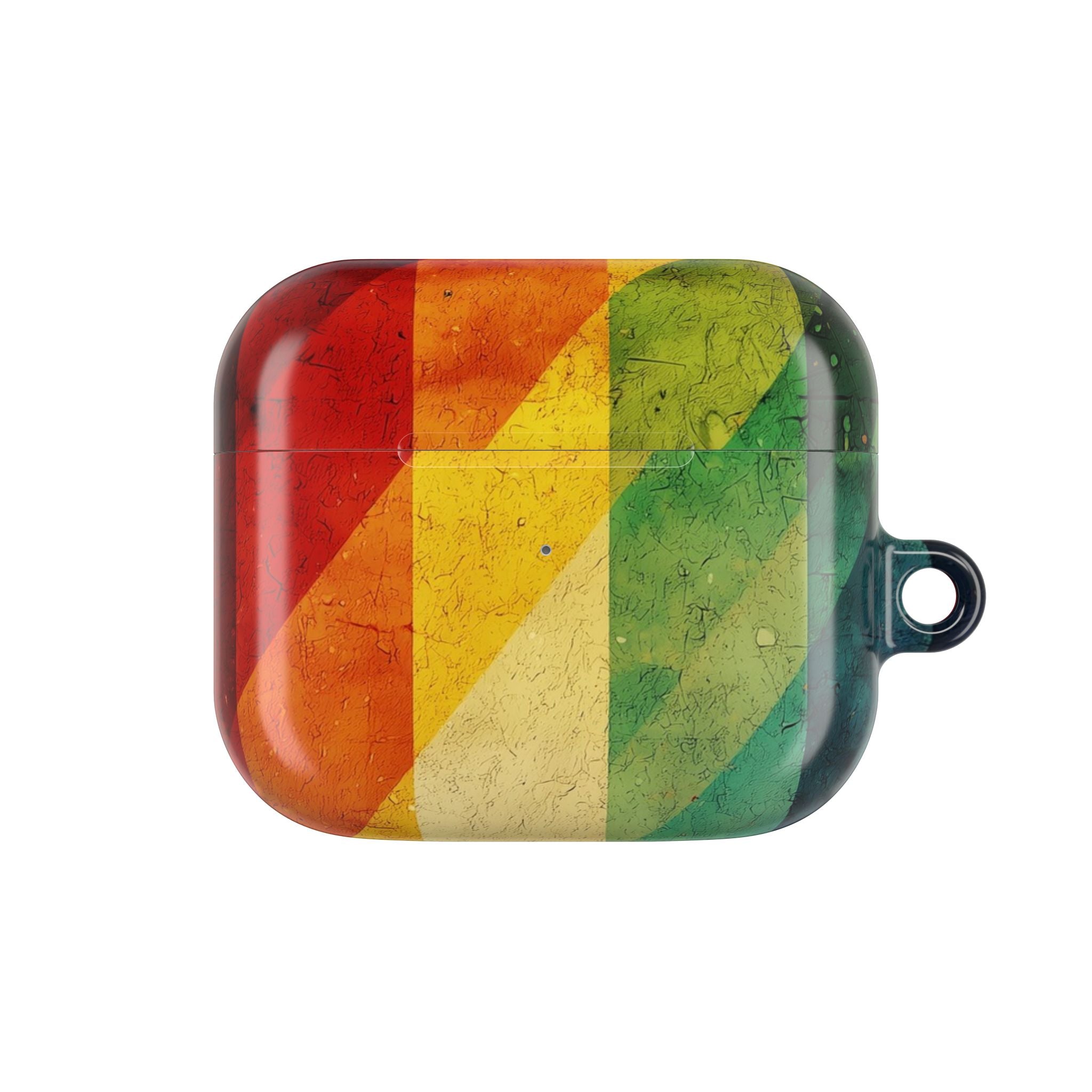 Crimson Stripes - AirPods Case