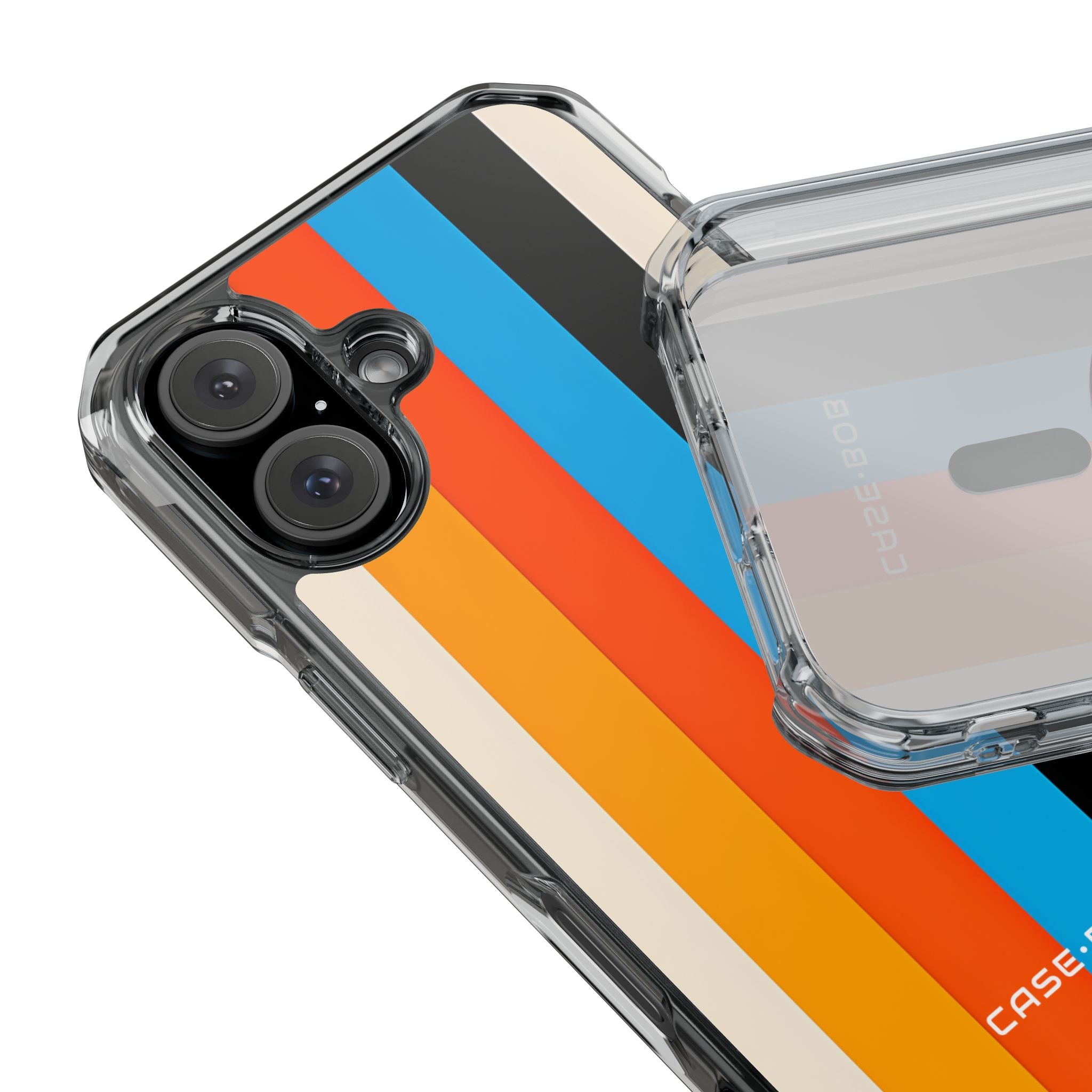 Vivid Stripe Harmony iPhone 15 Case - Impact