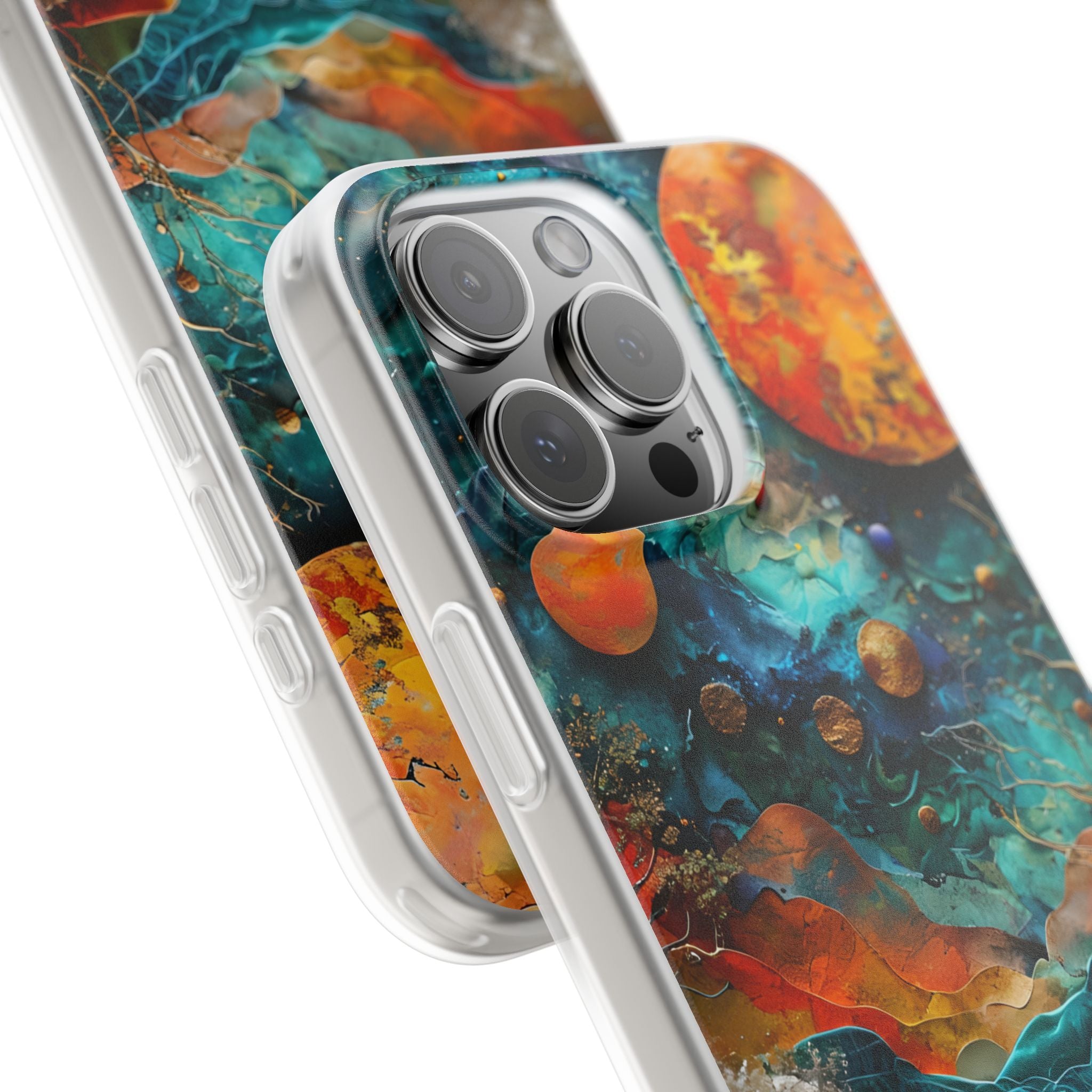 Celestial Ember iPhone 16 Pro Max Case - Soft