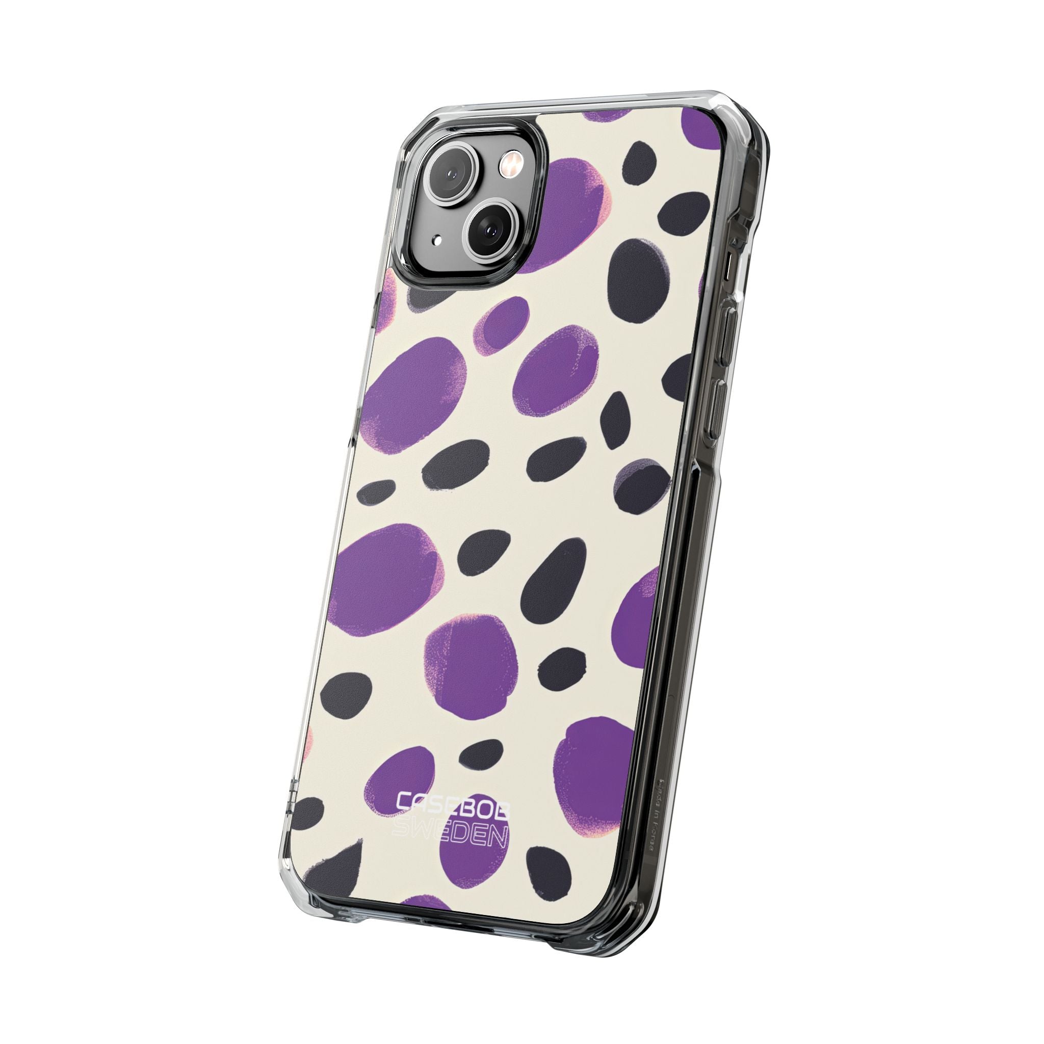 Purple Pebble Dance iPhone 14 - Impact Clear+