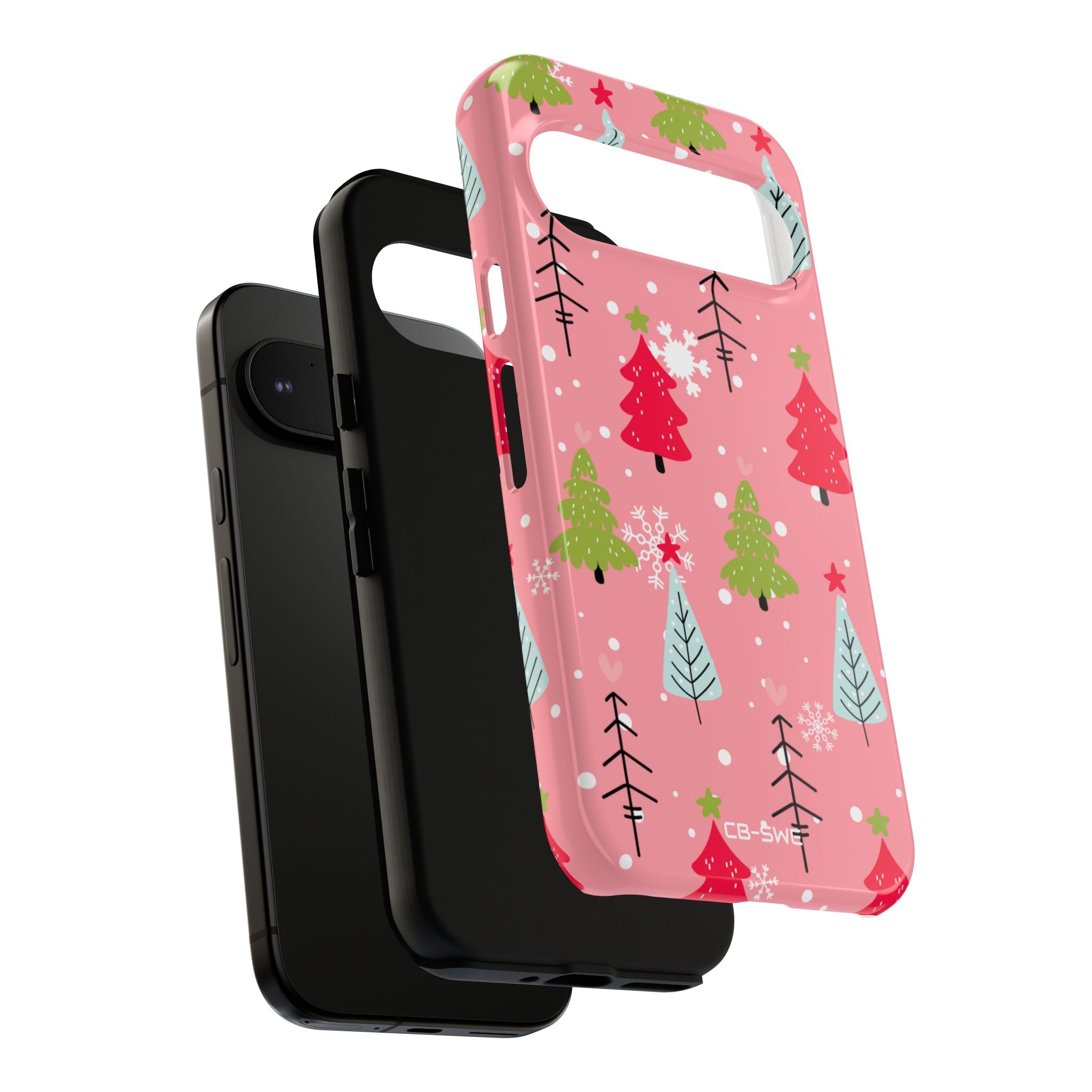 Snowflakes Dance Playfully - Google Pixel Case