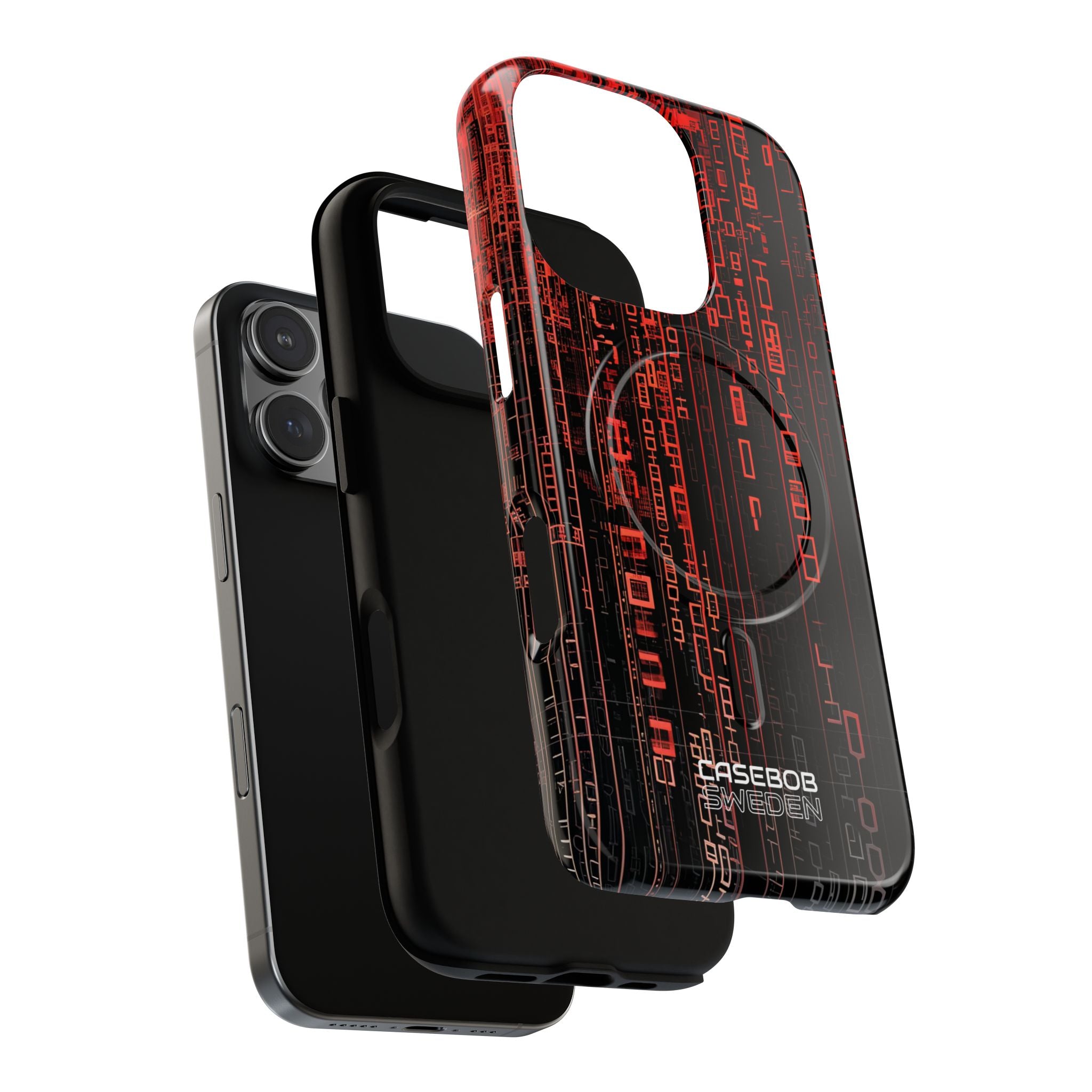 Neon Circuit Dreams iPhone 16 - Tough+