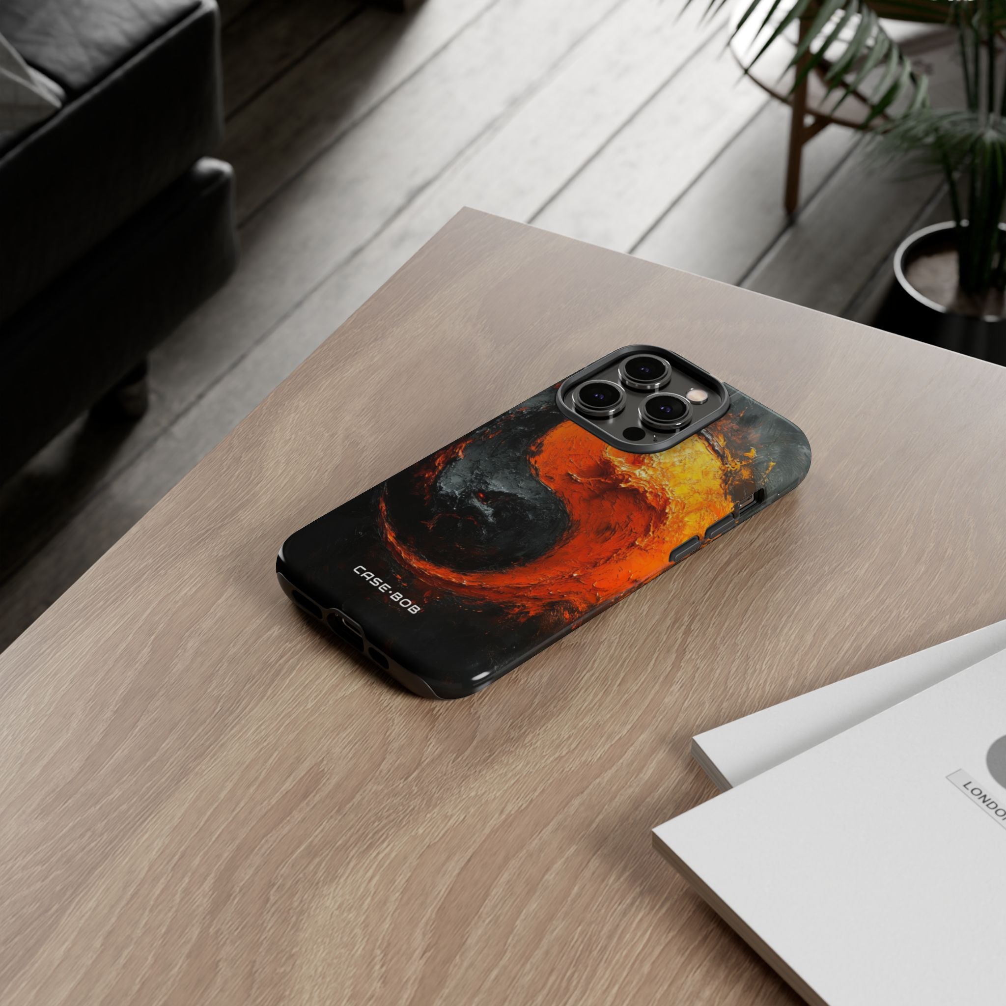 Molten Yin-Yang iPhone 14 Pro Case - Tough
