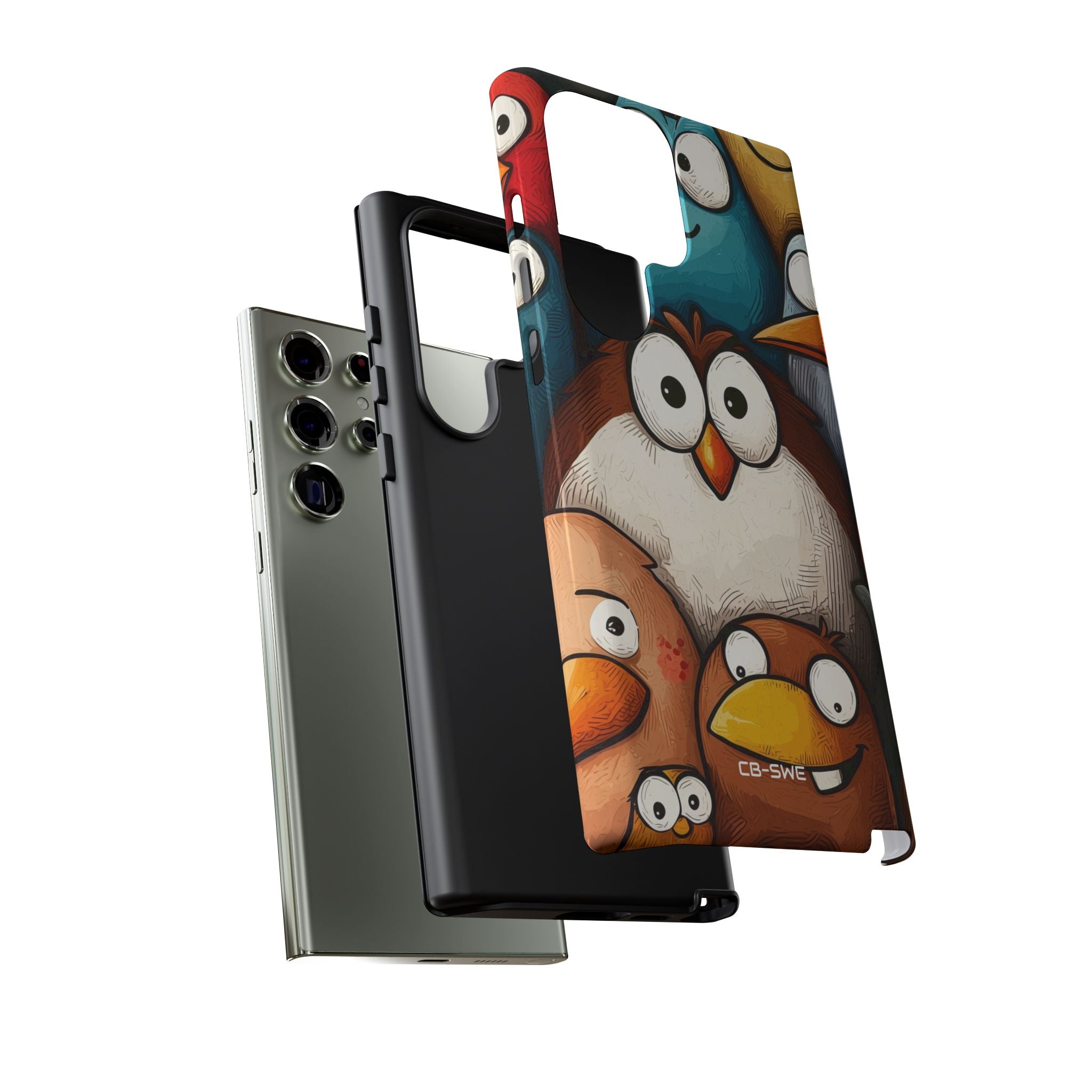 Whimsical Birds Gather - Samsung Case