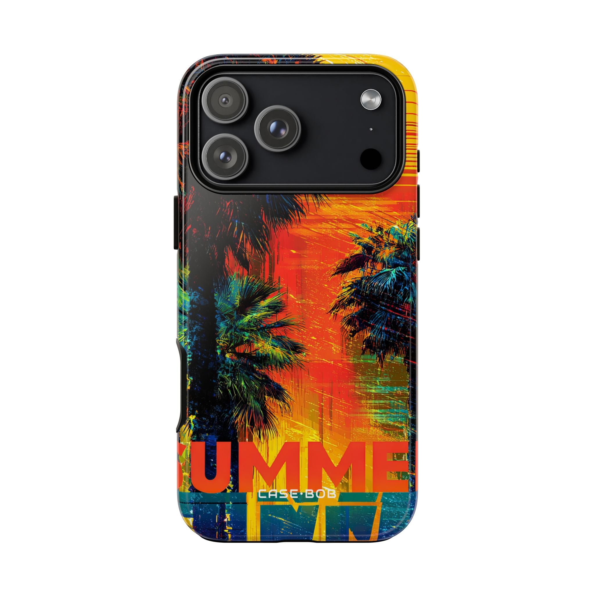 Tropical Sunburst iPhone 17 Pro Max Case - Tough