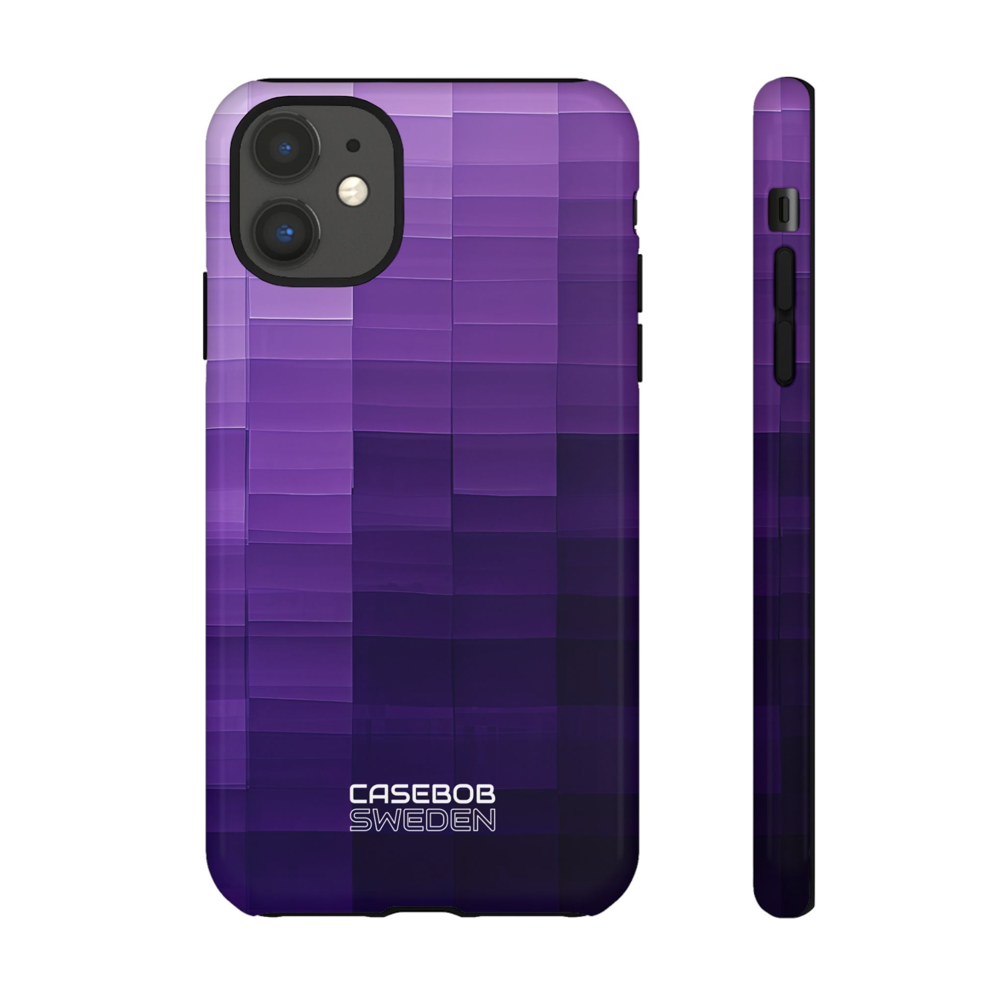 Purple Horizon Grid iPhone 11 - Tough