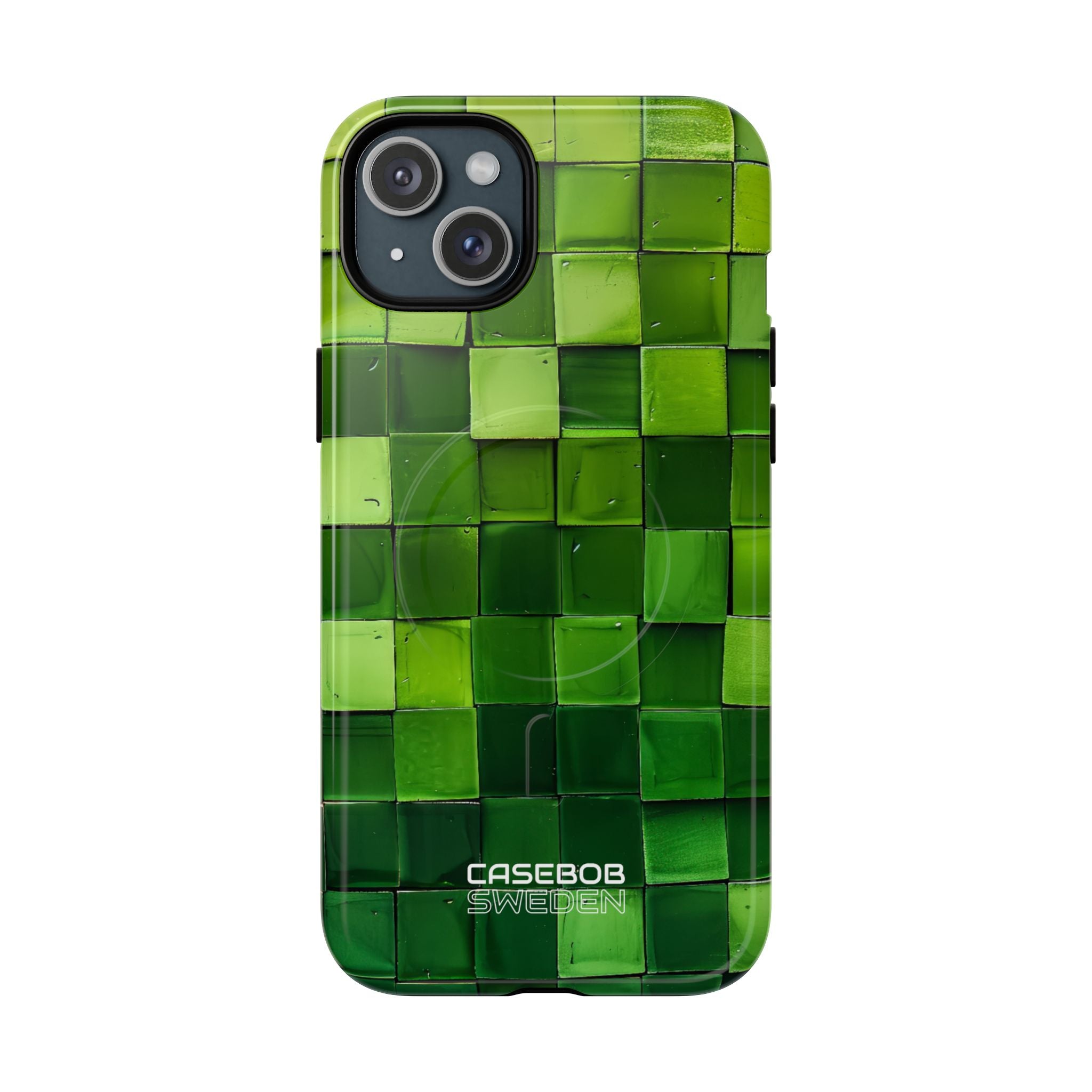 Green Tile Harmony iPhone 15 - Tough+