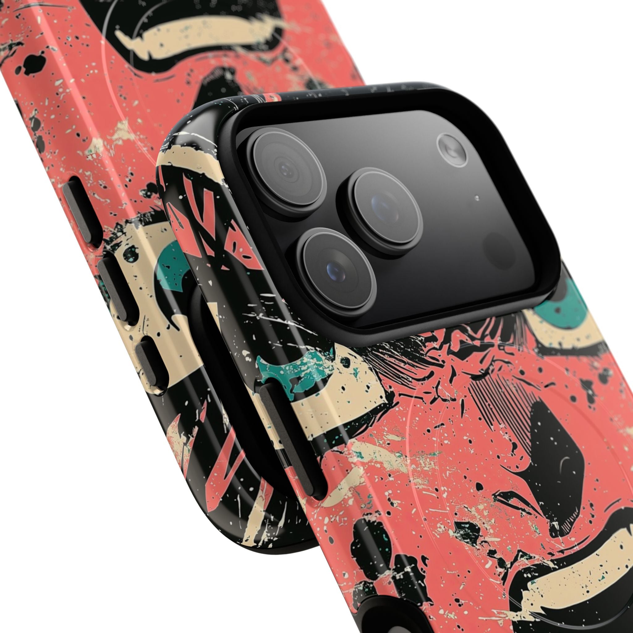 Screaming Face Pink iPhone 17 Pro Case - Tough+