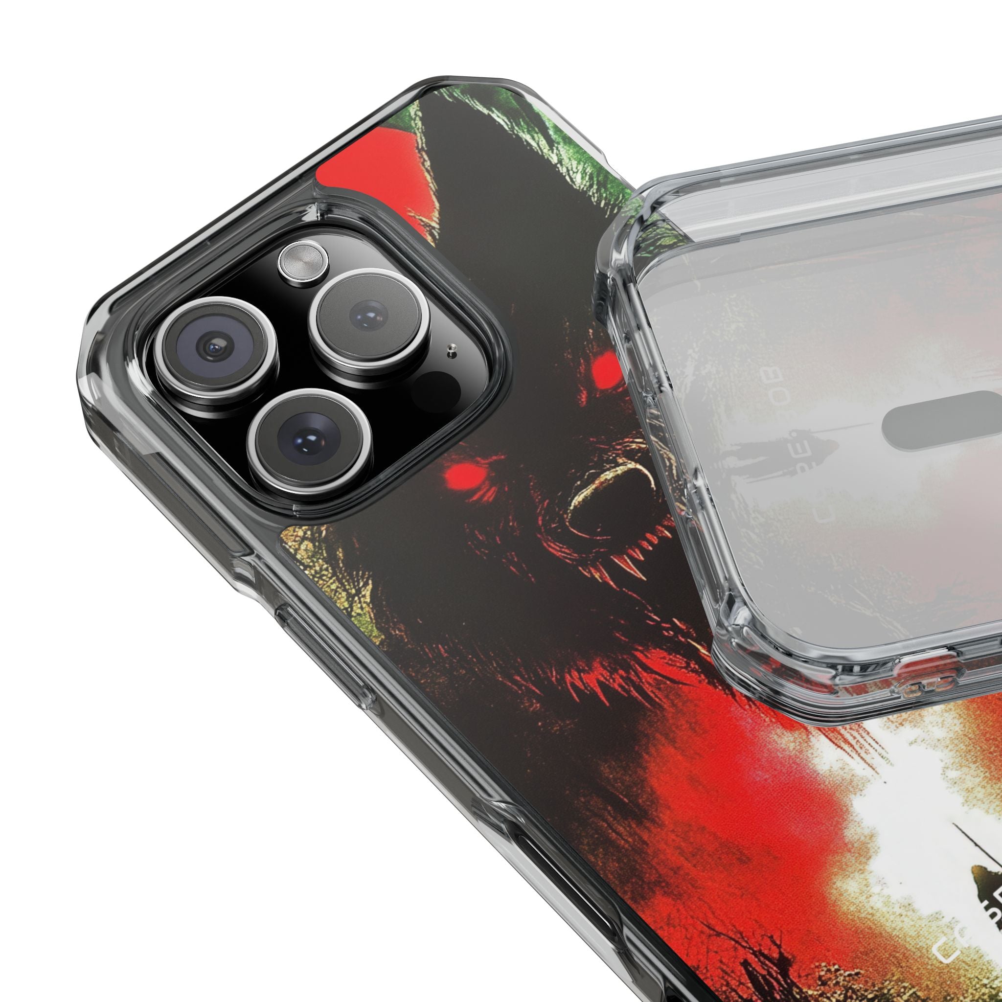 Crimson Wolf iPhone 16 Pro Skal - Impact