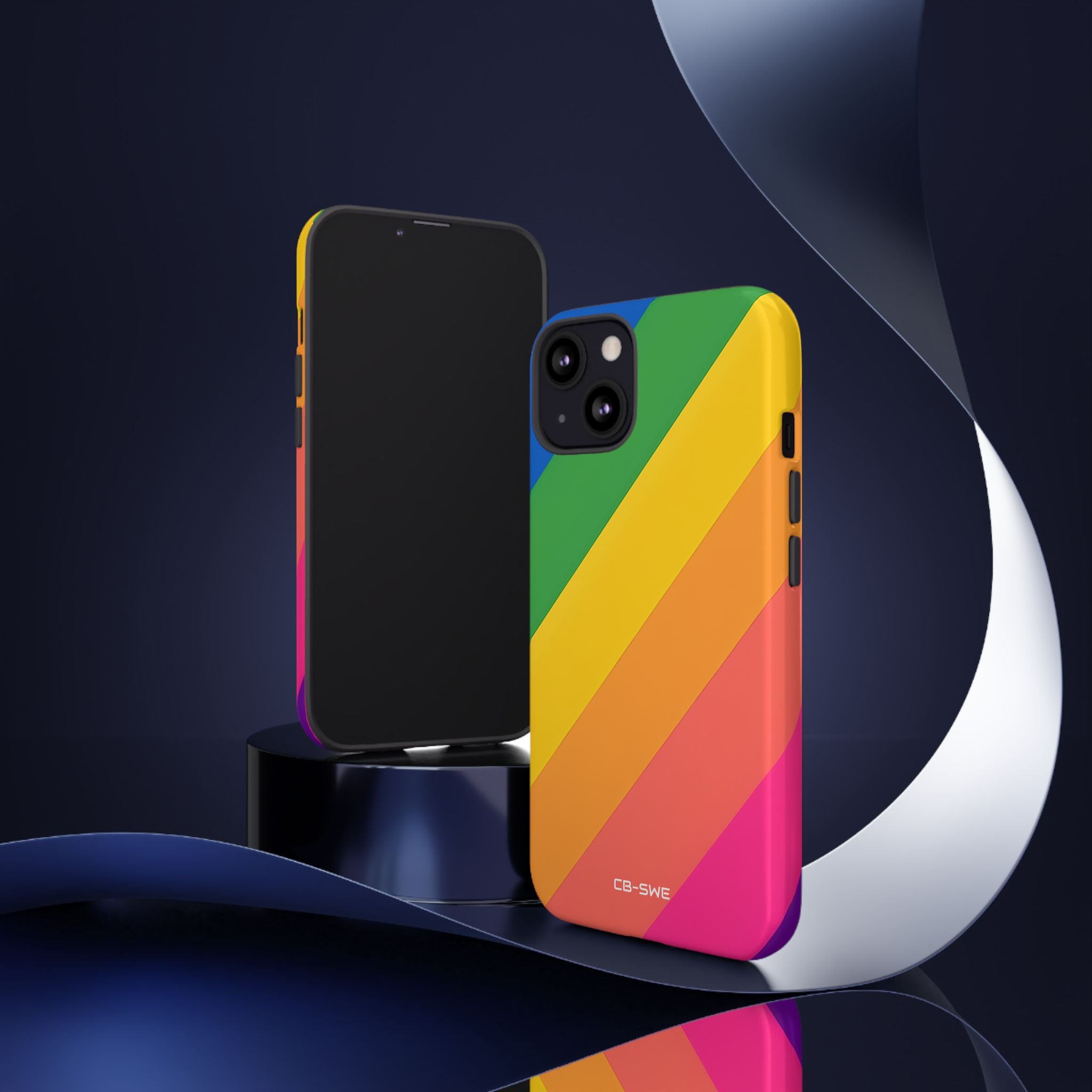 Vibrant Geometric Spectrum - iPhone Case