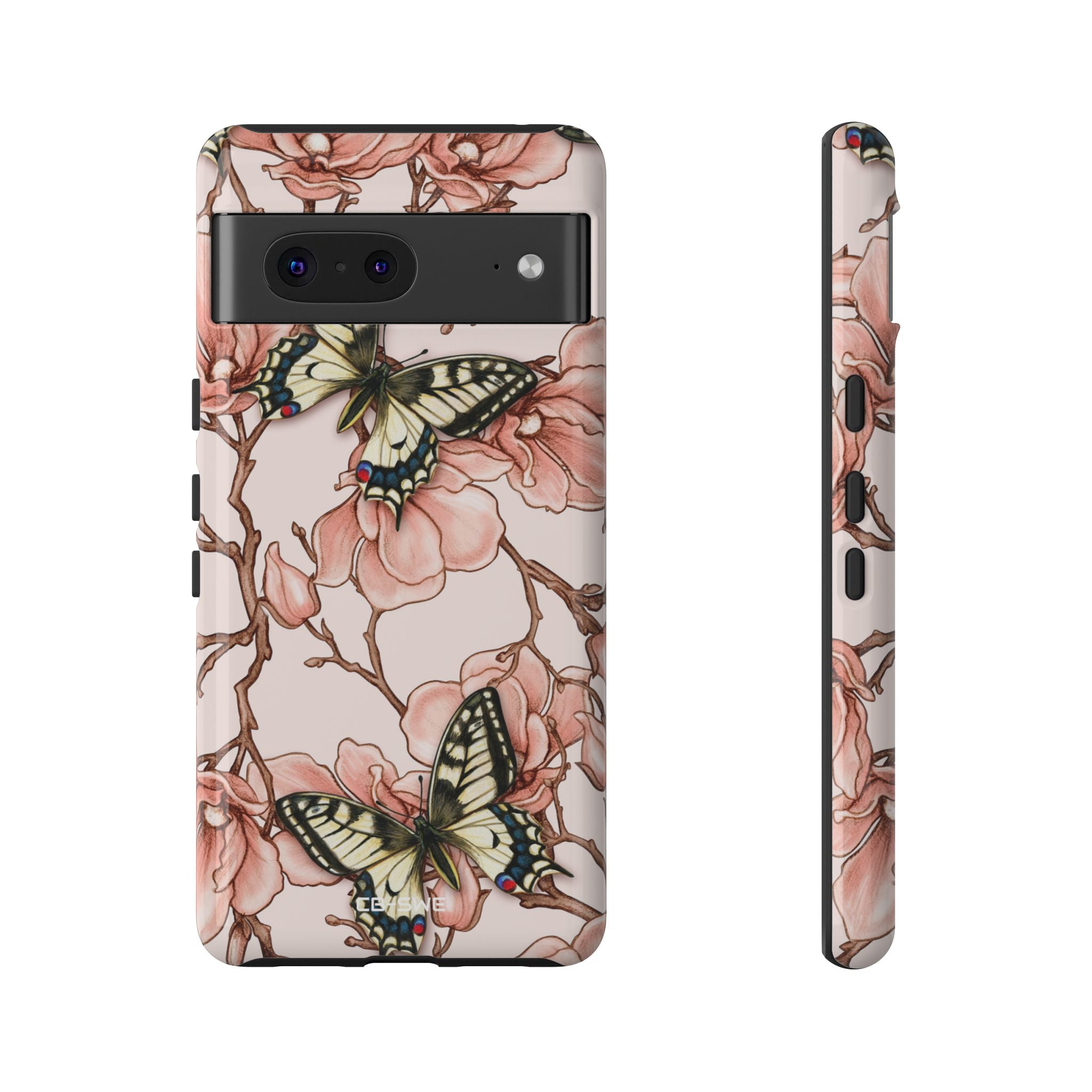 Butterflies and Magnolias Harmony - Google Pixel Case