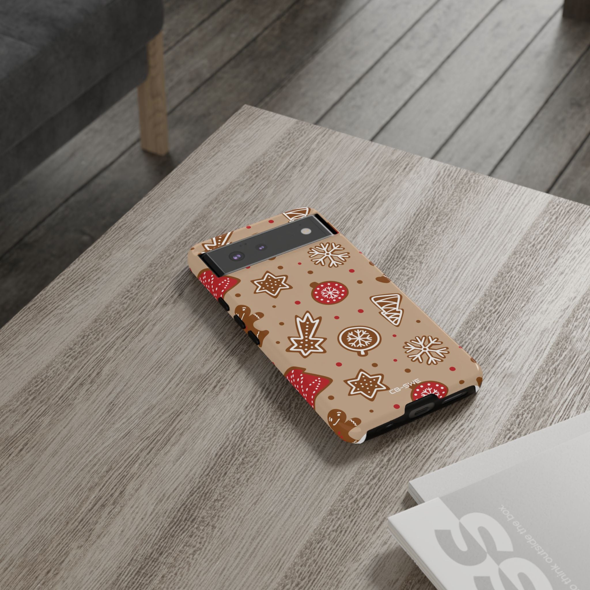 Gingerbread Men Celebrate - Google Pixel Case