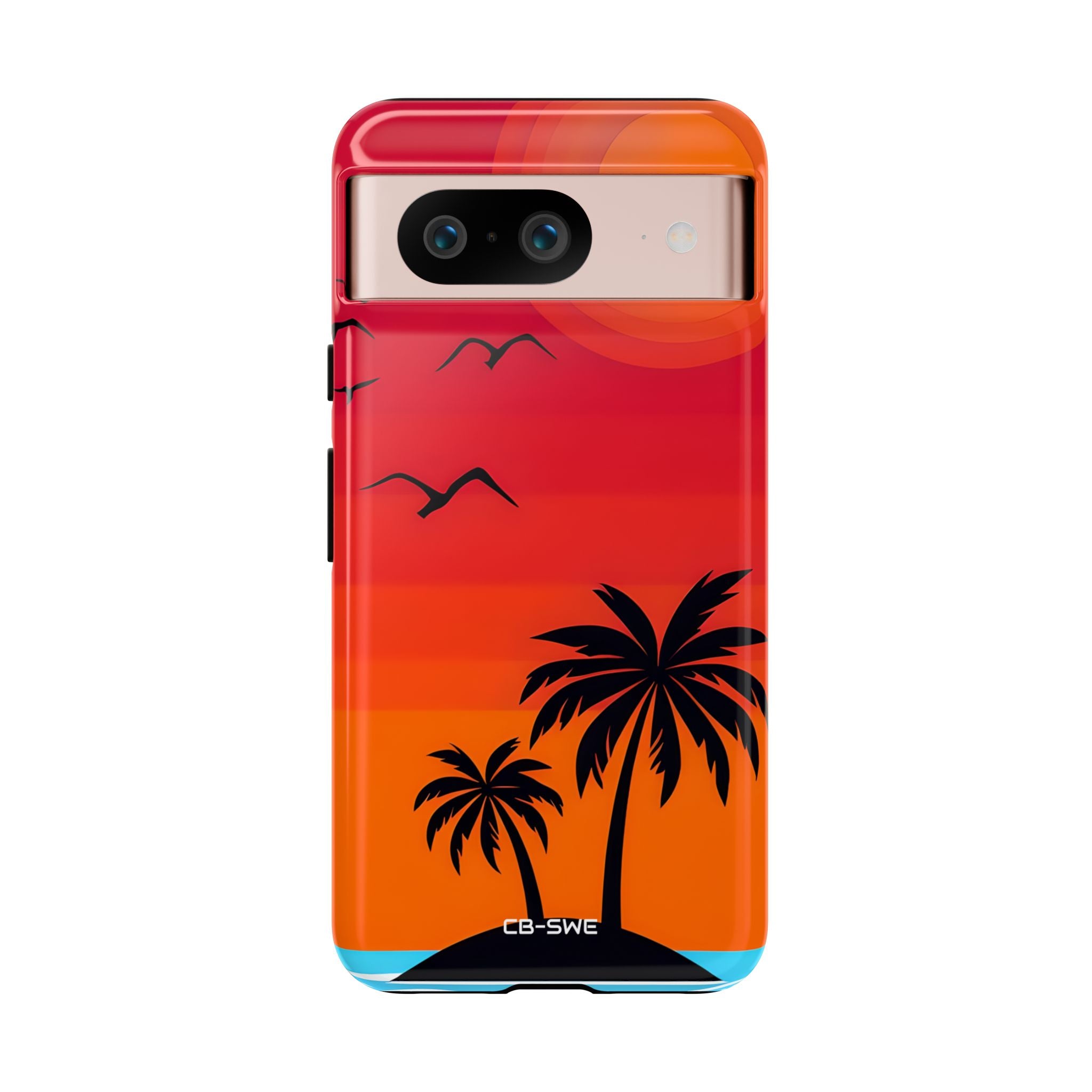 Summer Sunset Silhouettes - Google Pixel Case