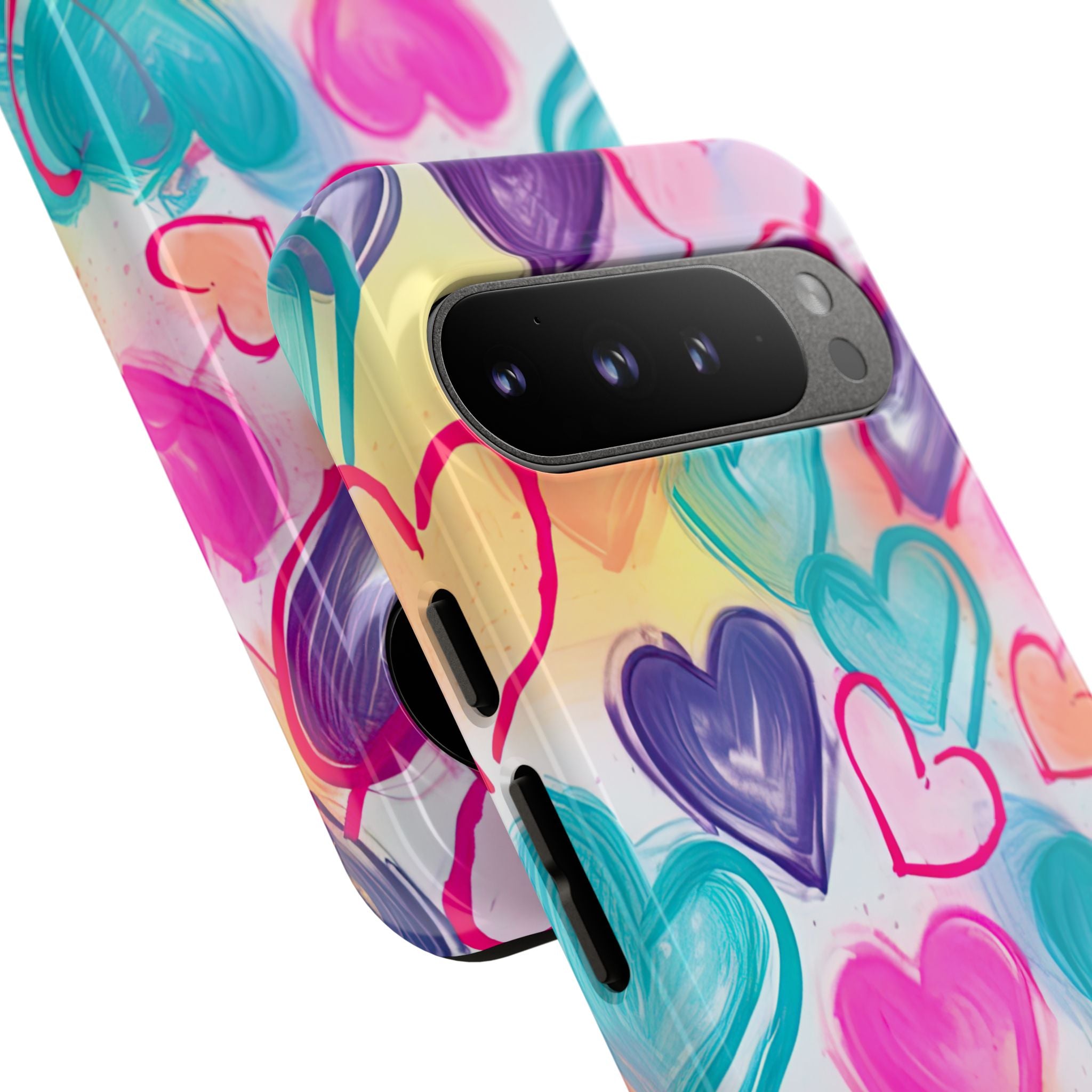 Hearts Dance Playfully - Google Pixel Case