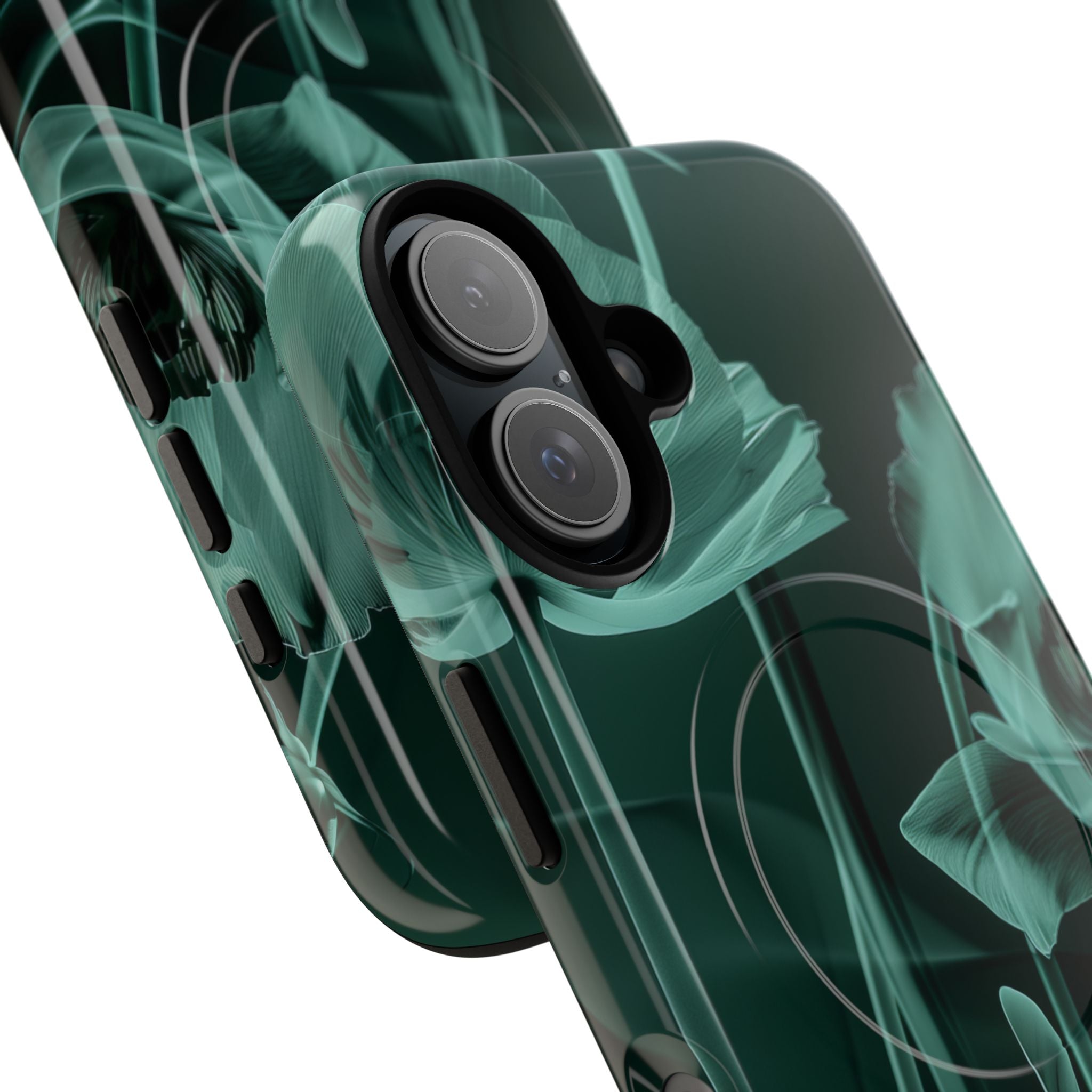 Teal Bloom Radiance iPhone 16 - Tough+