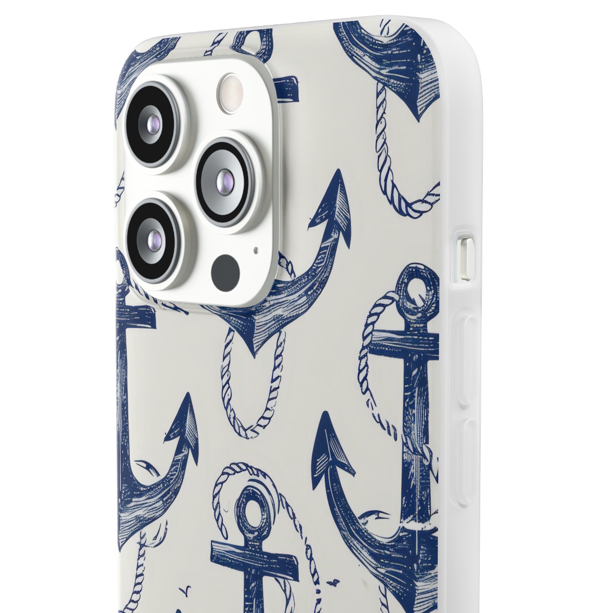 Navy Anchor Loop iPhone 13 Pro - Soft
