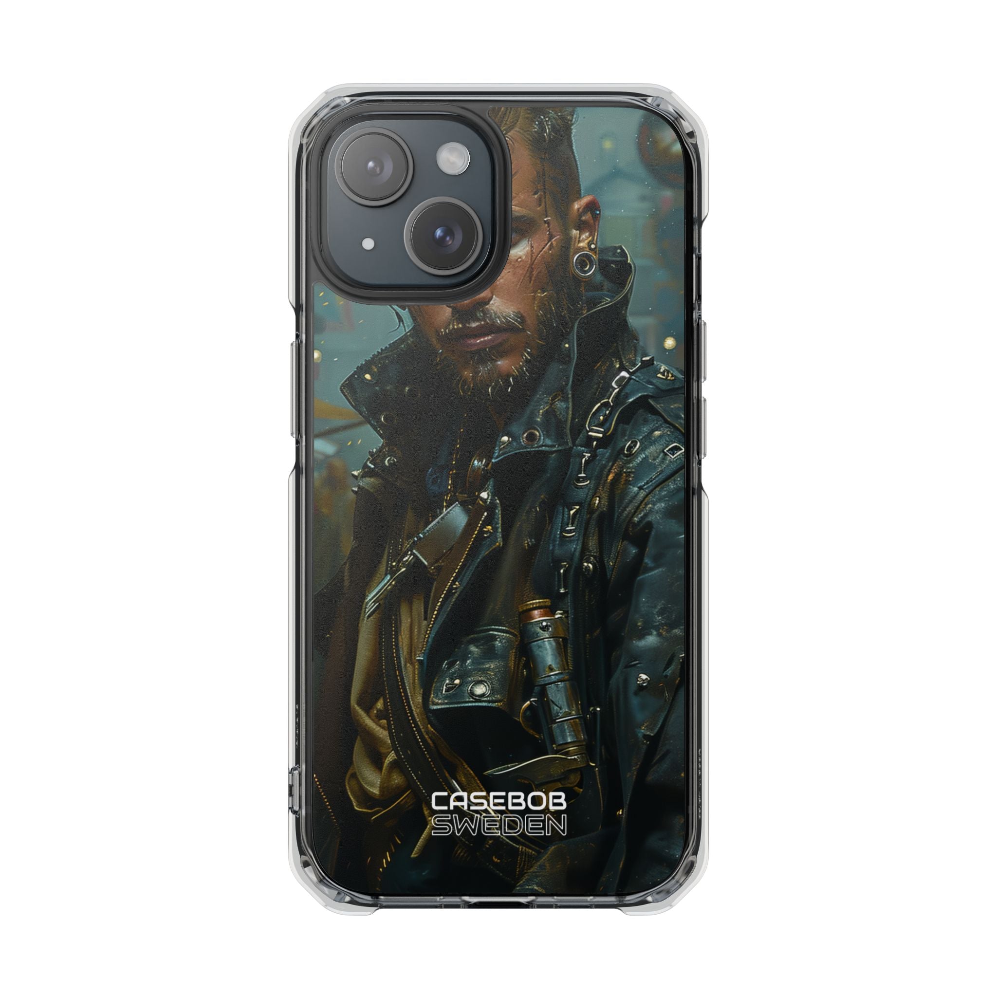Cyber Rebel Portrait iPhone 15 - Impact Clear+