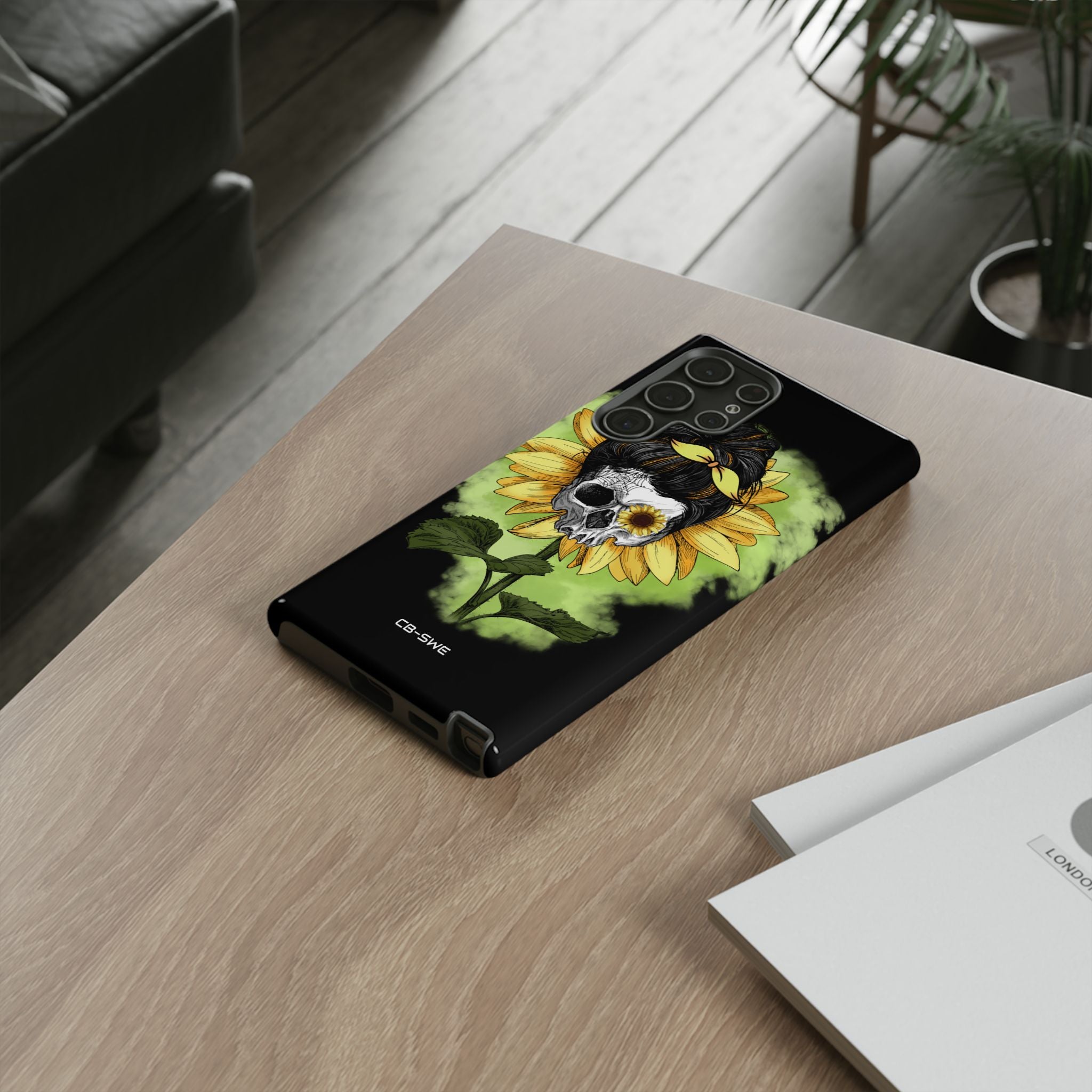 Sunflower Skull Fusion - Samsung Case