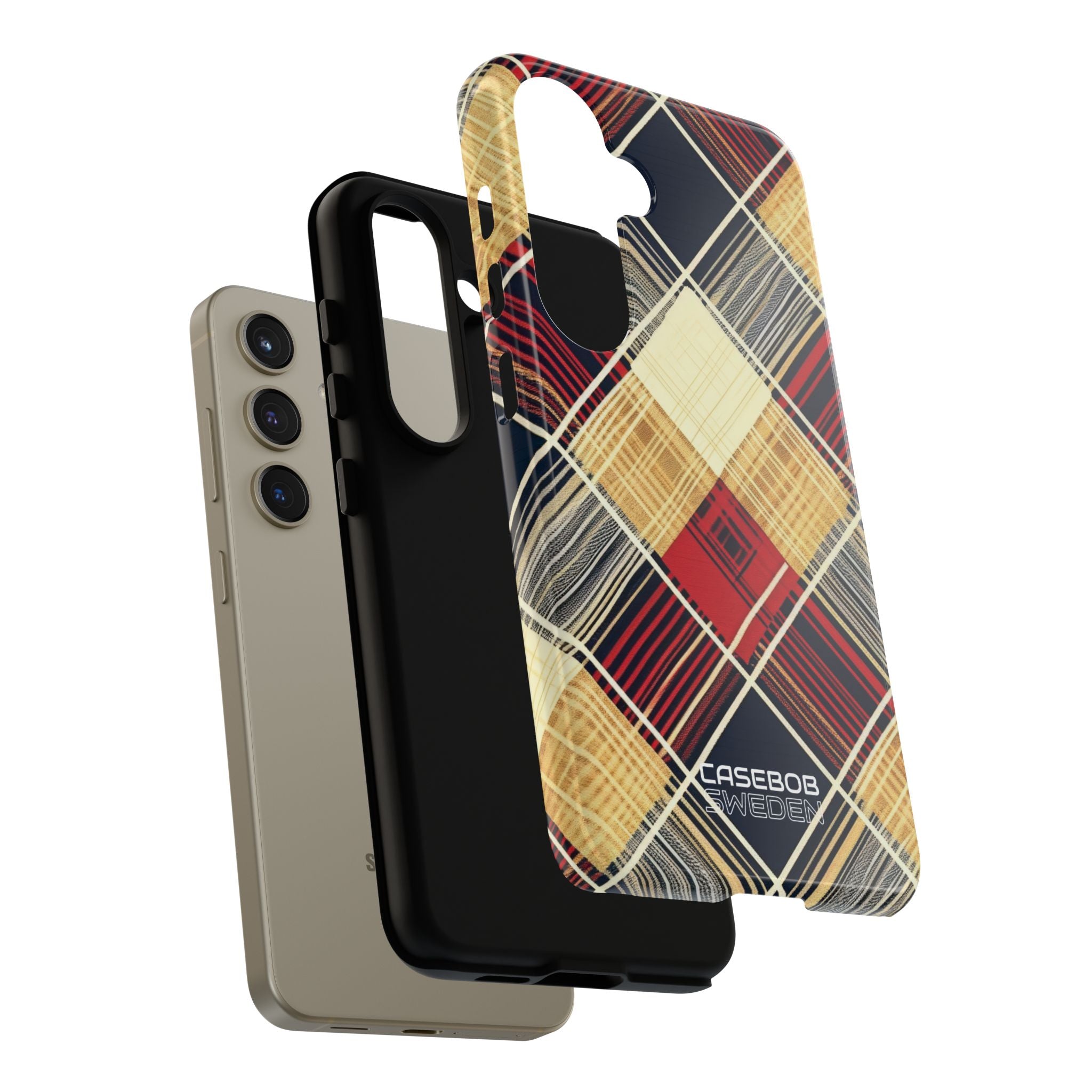 Plaid Diamond Tapestry Samsung S24 - Tough