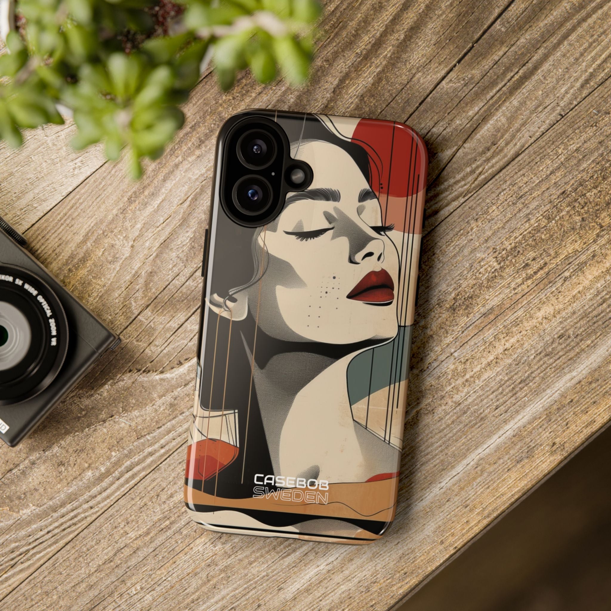 Calm Retro Muse iPhone 16 - Tough