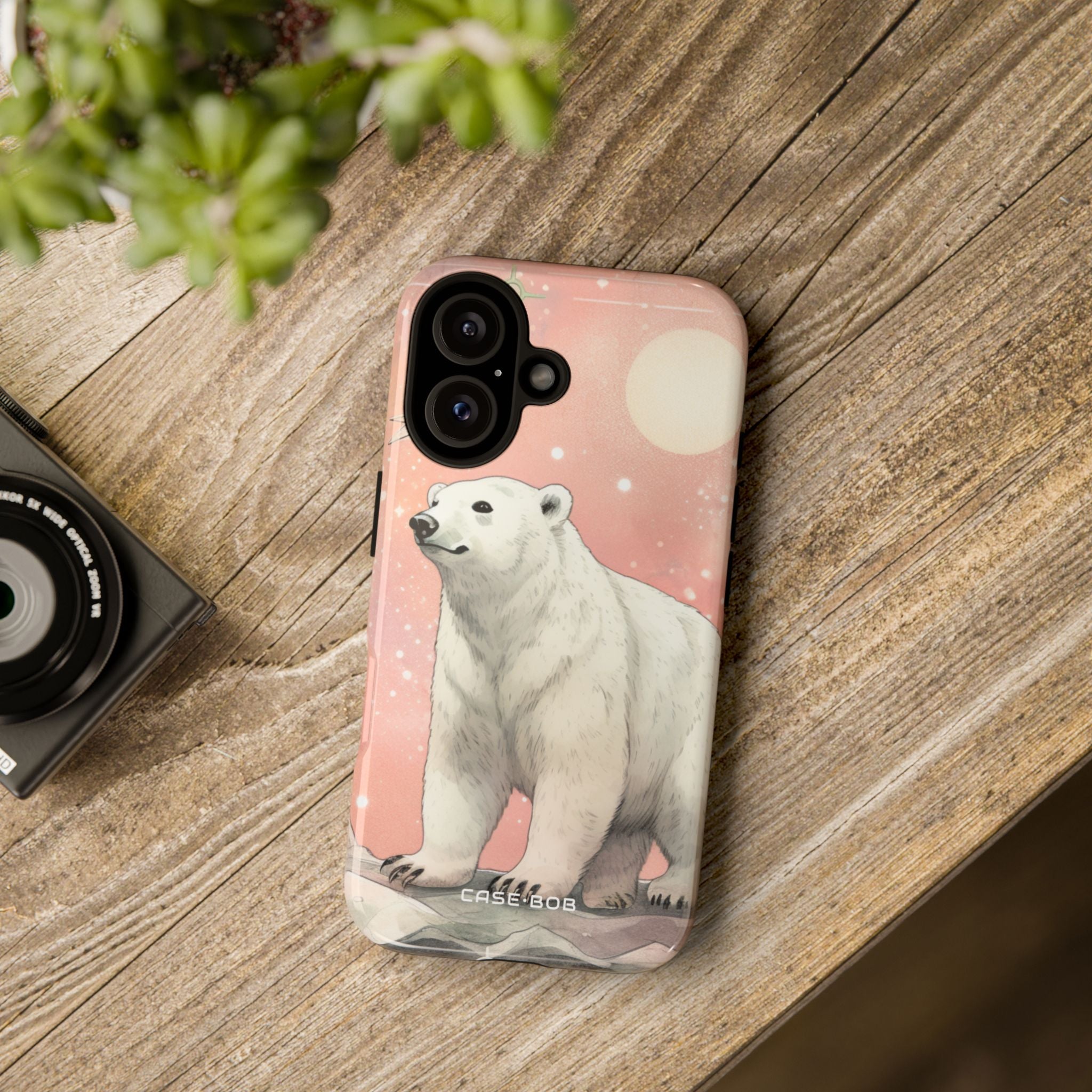 Polar Bear Dream iPhone 16 Plus Case - Tough