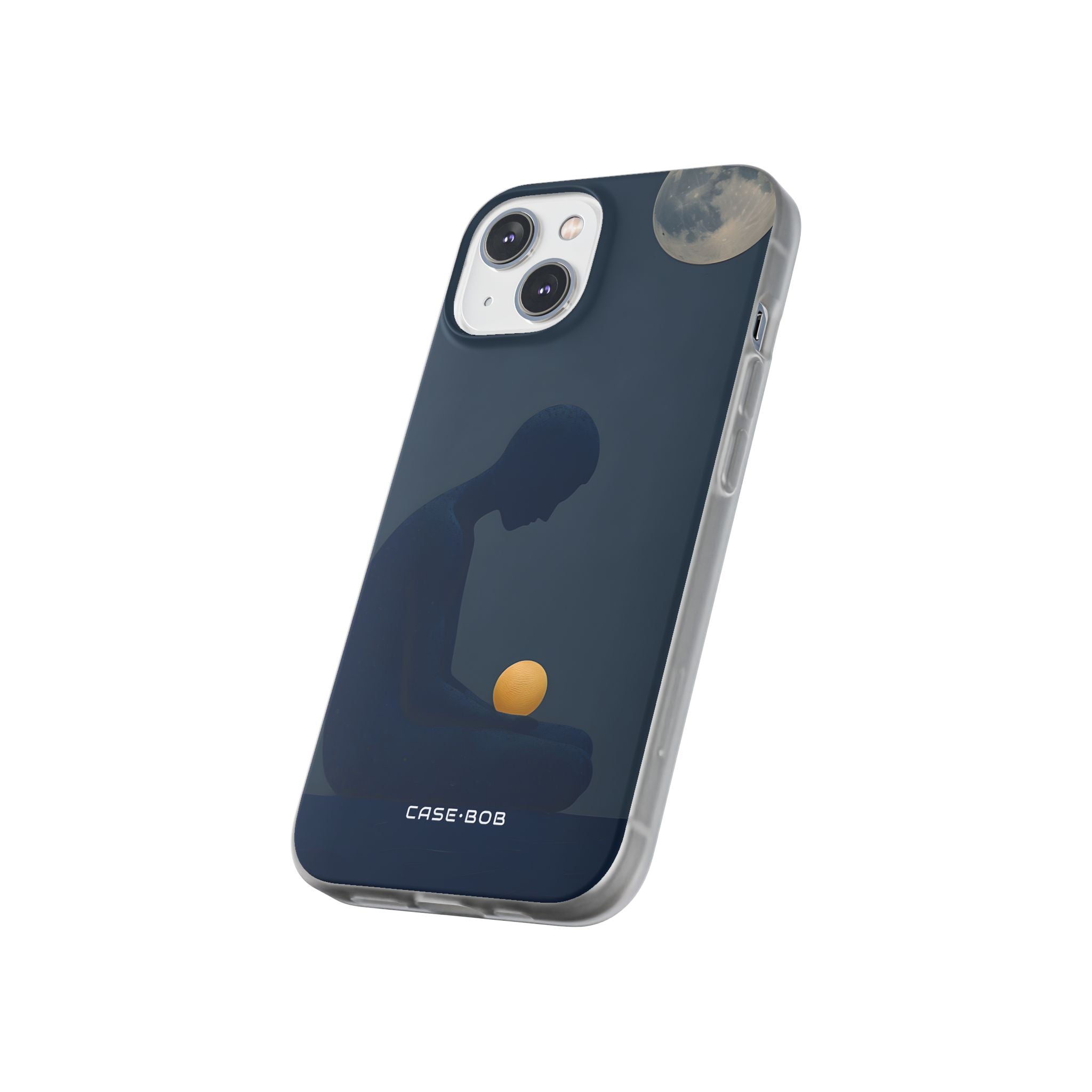 Moonlit Contemplation iPhone 14 Case - Soft