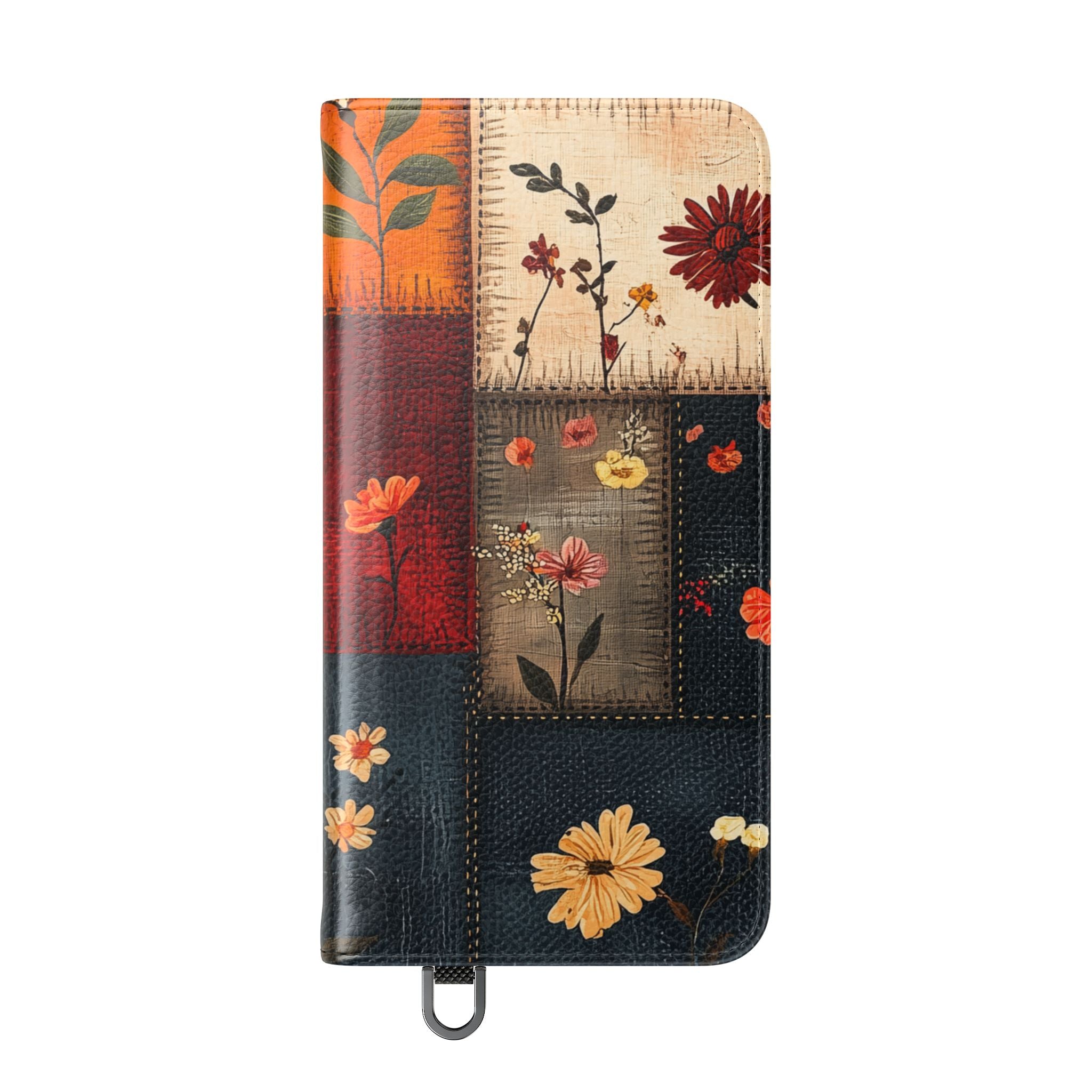 Patchwork Blooms - Samsung S25 Case - Wallet