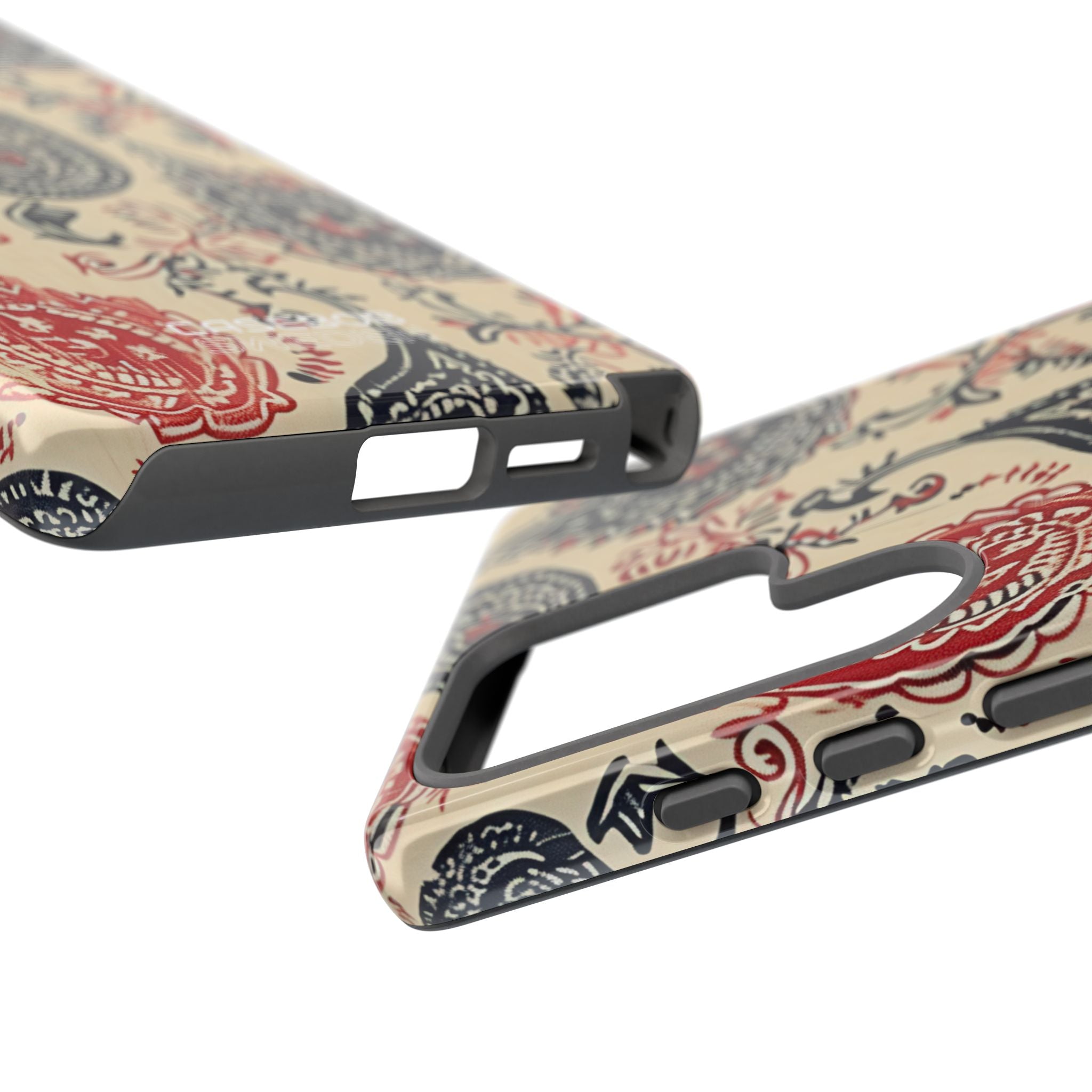 Navy Paisley Swirl Samsung S25 - Tough
